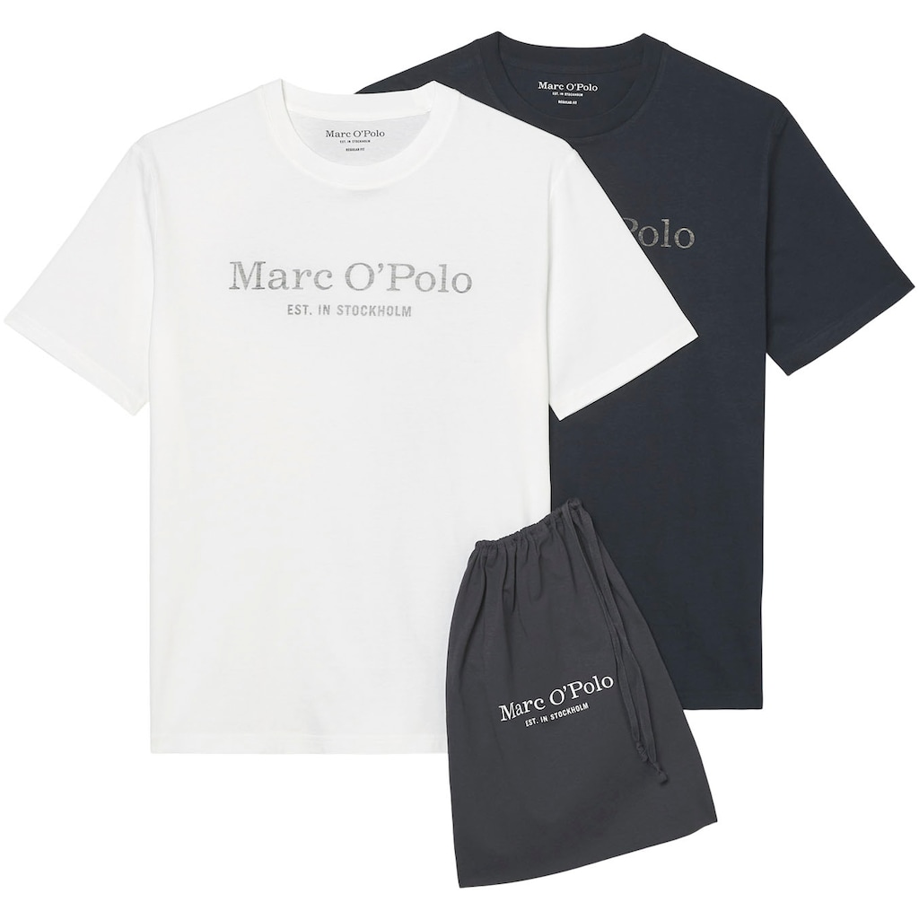 Marc O'Polo T-Shirt (2 tlg.) im Basic-Doppelpack
