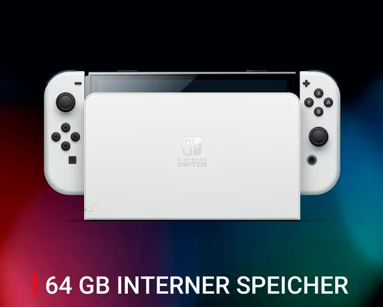 Nintendo Switch Konsolen-Set »OLED weiß + Mario Party Jamboree«