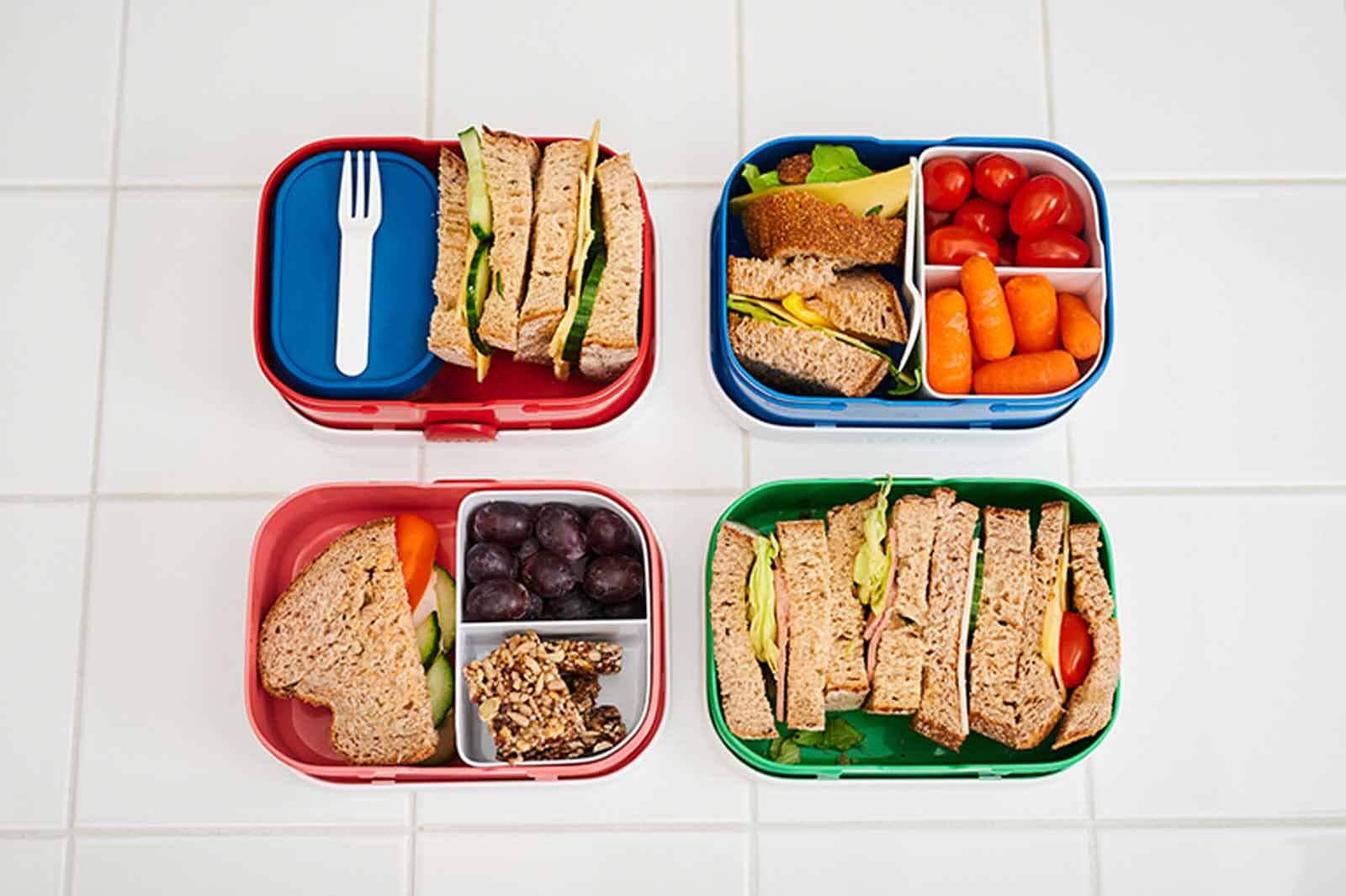 Mepal Lunchbox »Brotdosen mit Einsatz Campus 700 ml 2er Set«, (2 tlg.)