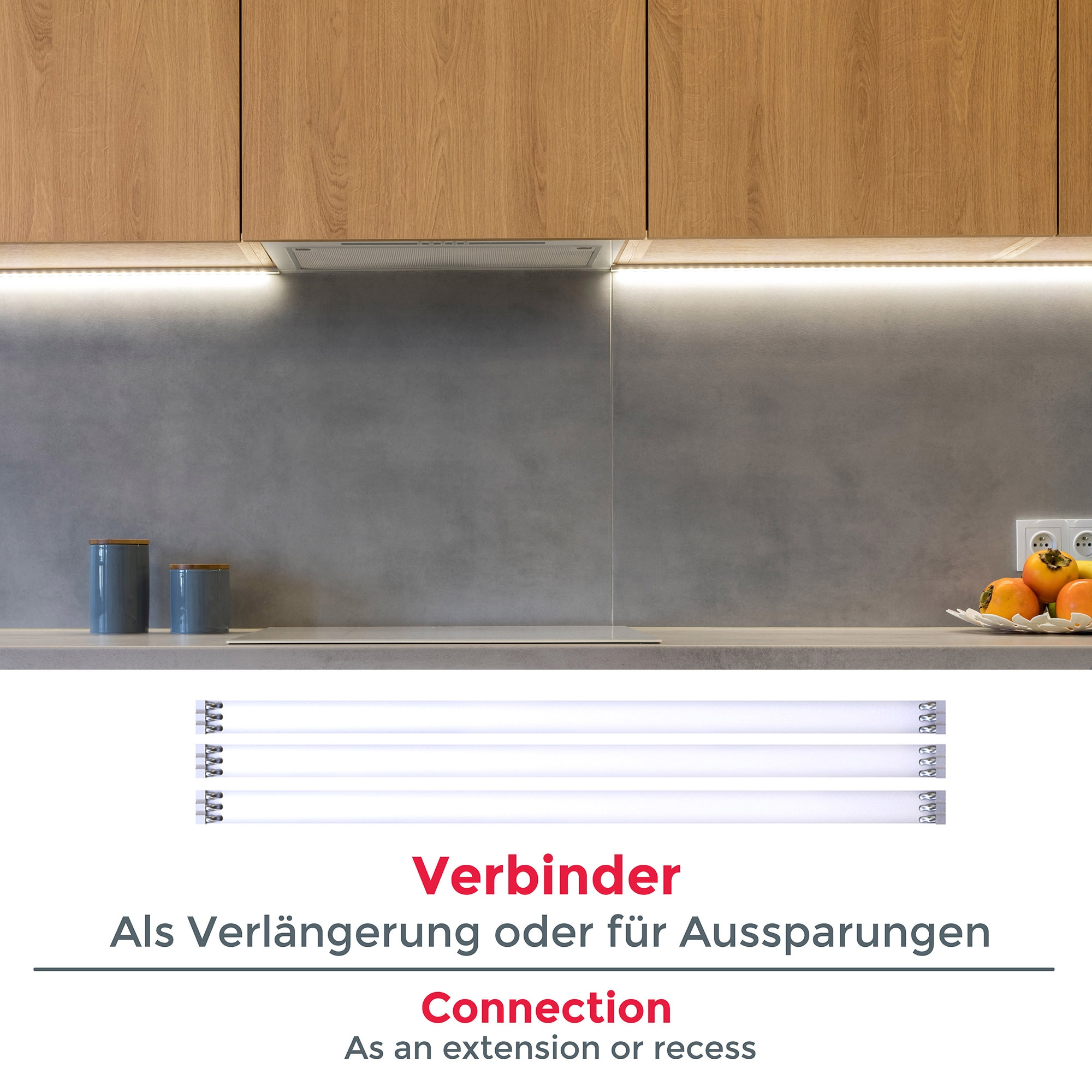 B.K.Licht LED-Streifen Band Unterbauleuchte Verbinder inkl. 2m Set bequem kaufen Streifen LED 4 »Lacerta«