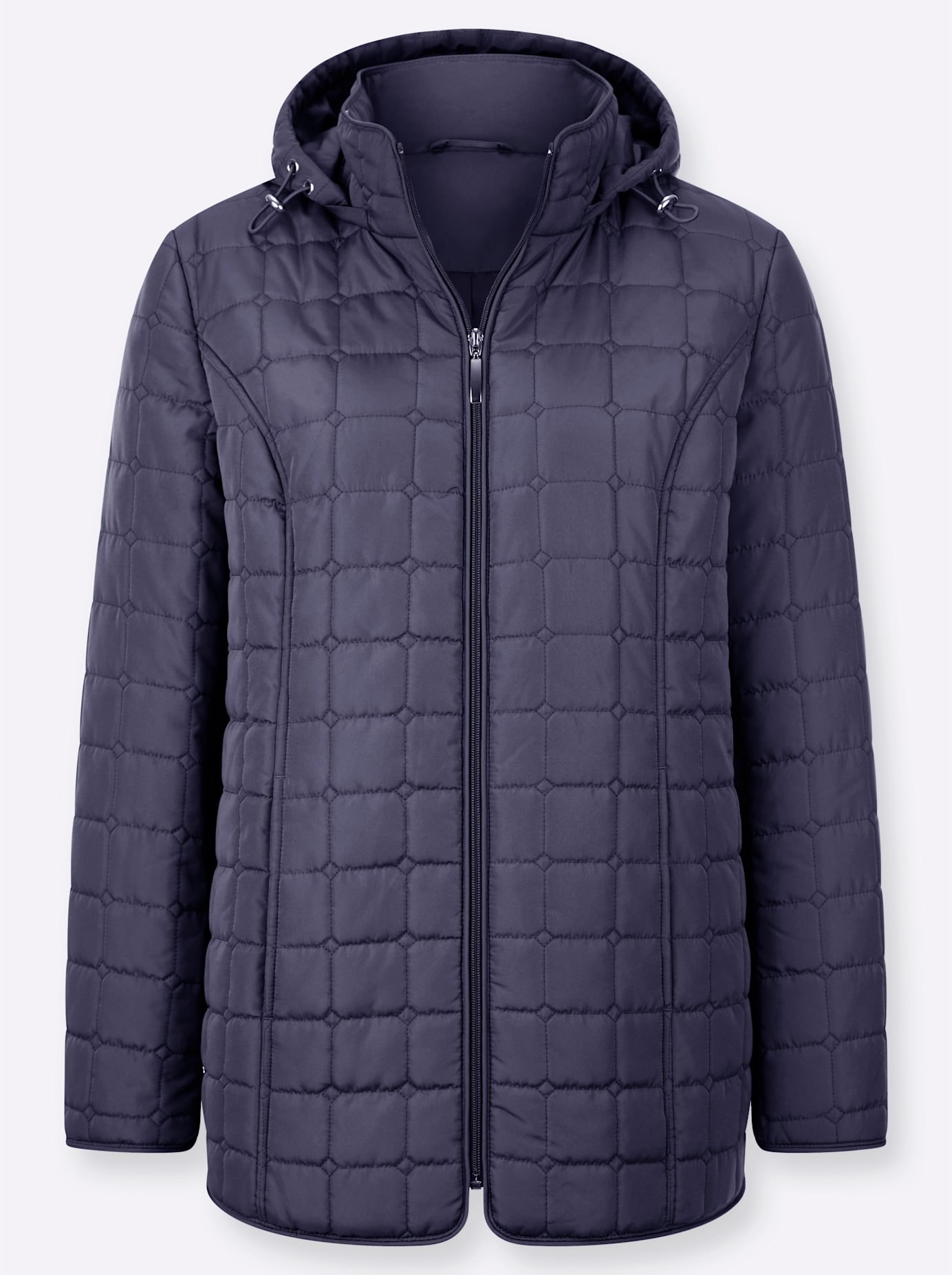 Classic Basics Steppjacke, mit Kapuze
