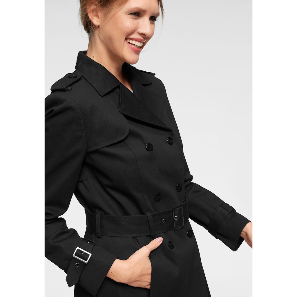 Aniston CASUAL Trenchcoat, mit Gürtel zum Regulieren