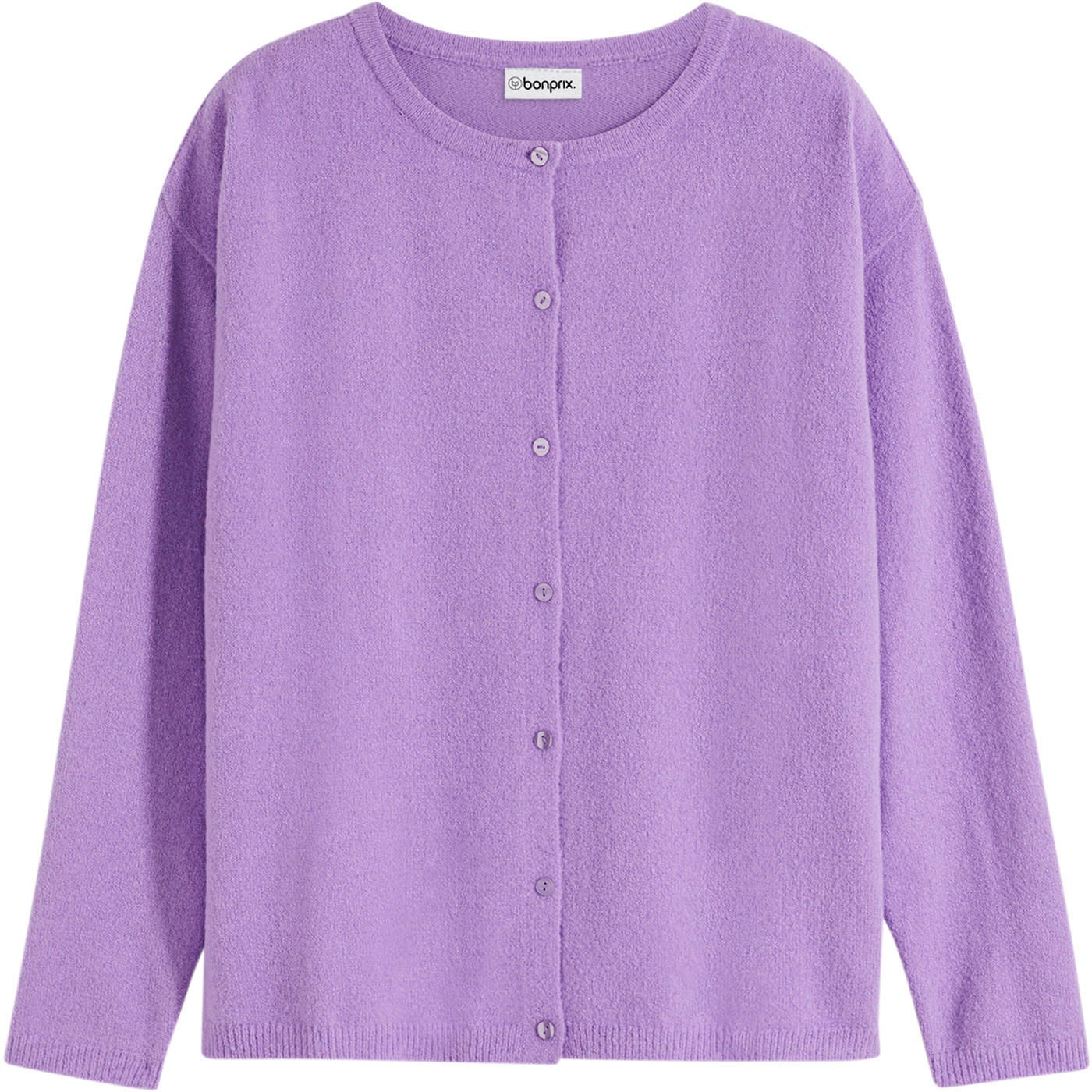 bonprix Strickjacke »Feinstrickjacke« lässig geschnittene Passform, Feinstrick, eleganter Stil