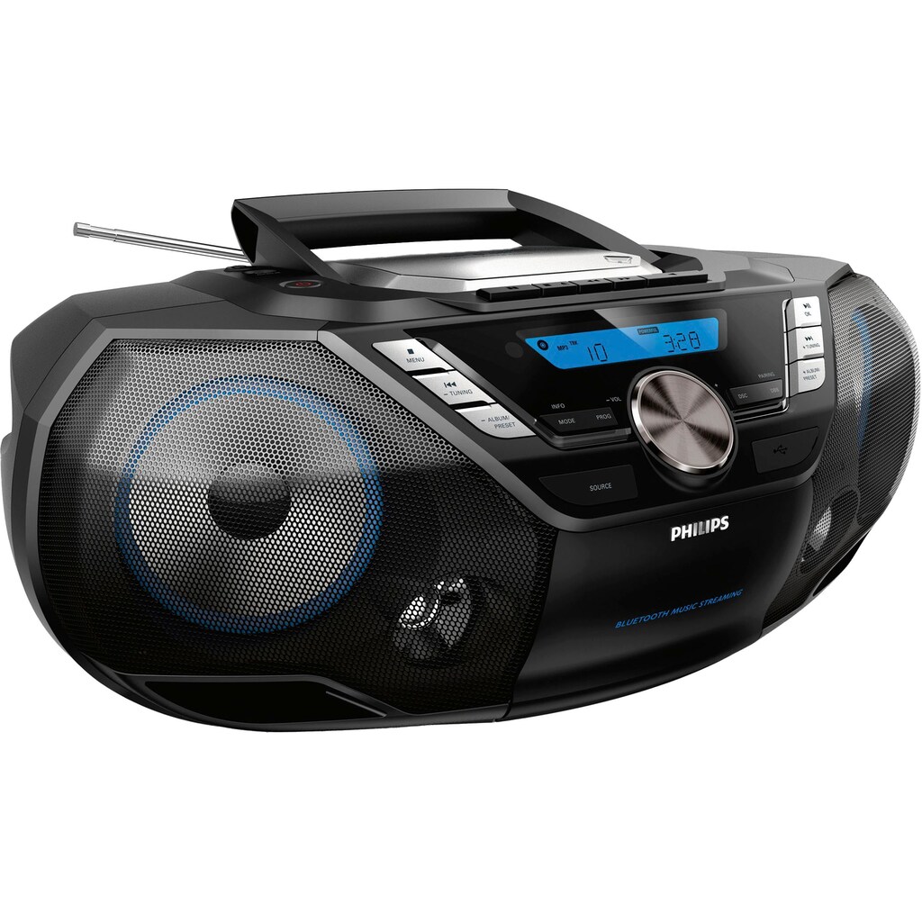 Philips Radio »AZB798T«, (Bluetooth FM-Tuner-Digitalradio (DAB+) 12 W)