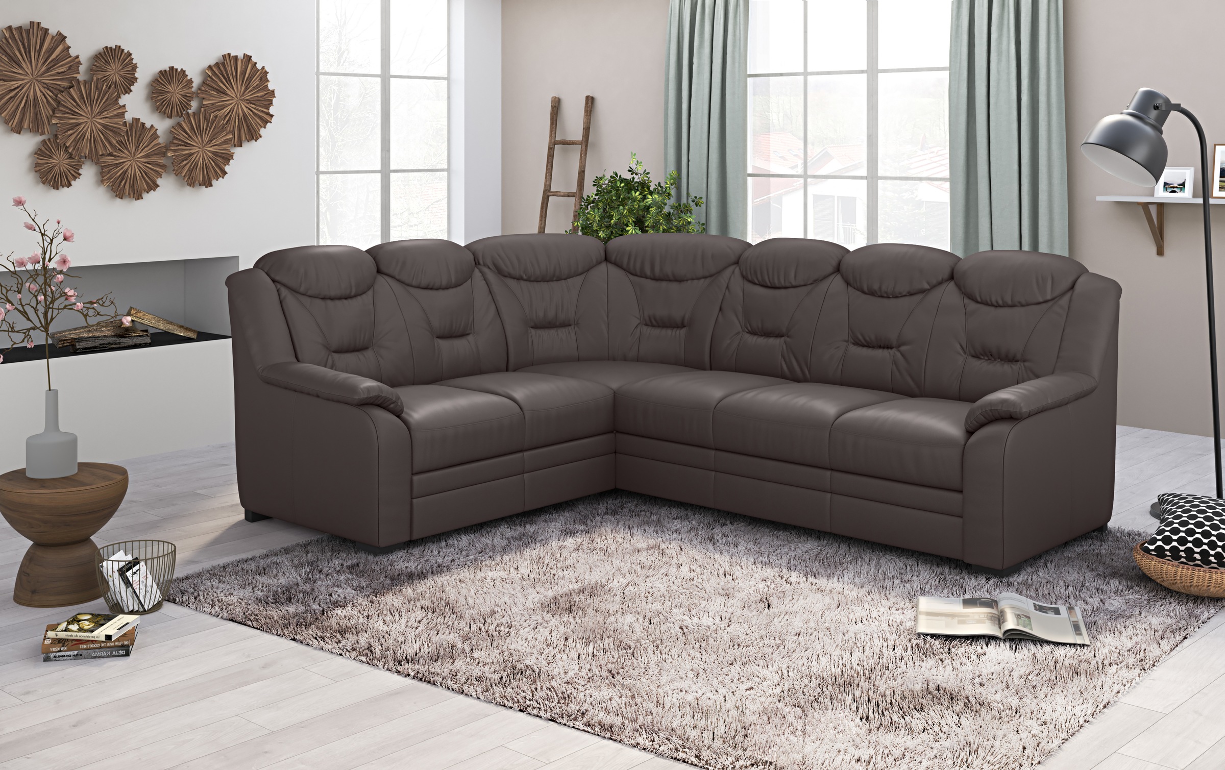 COTTA Ecksofa »Marcus L-Form« wahlweise mit Bettfunktion & Stauraum