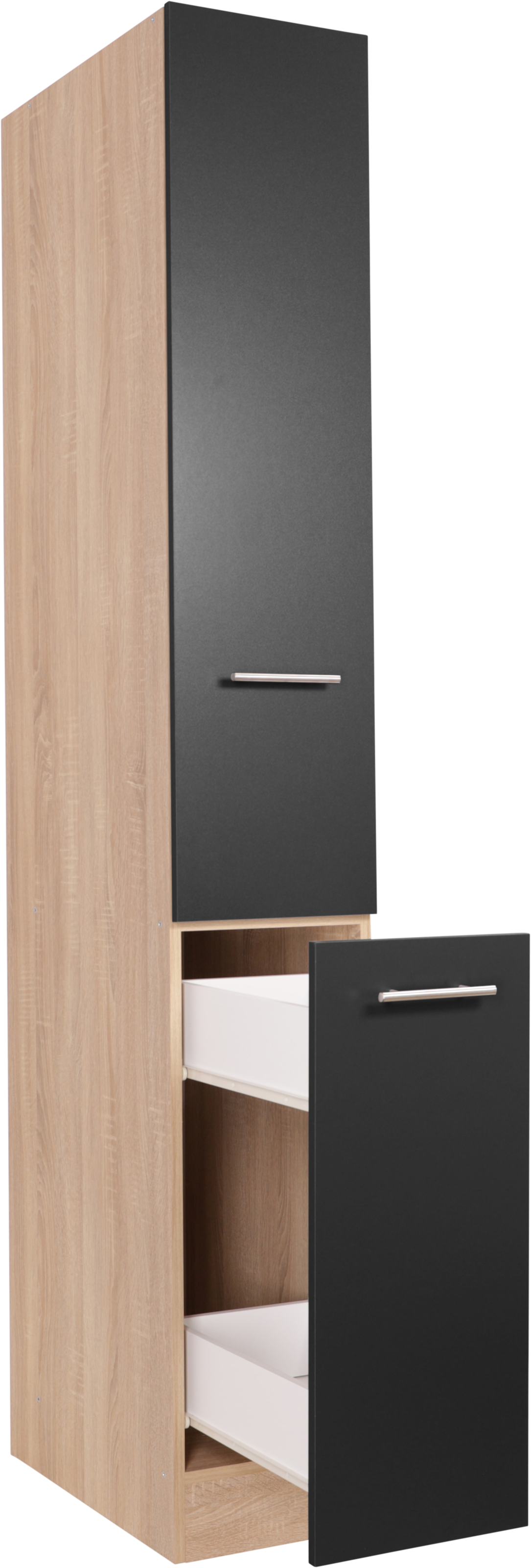 RESPEKTA Apothekerschrank »Merle« Breite 30 cm, Metallstangengriffe, Höhe 200 cm