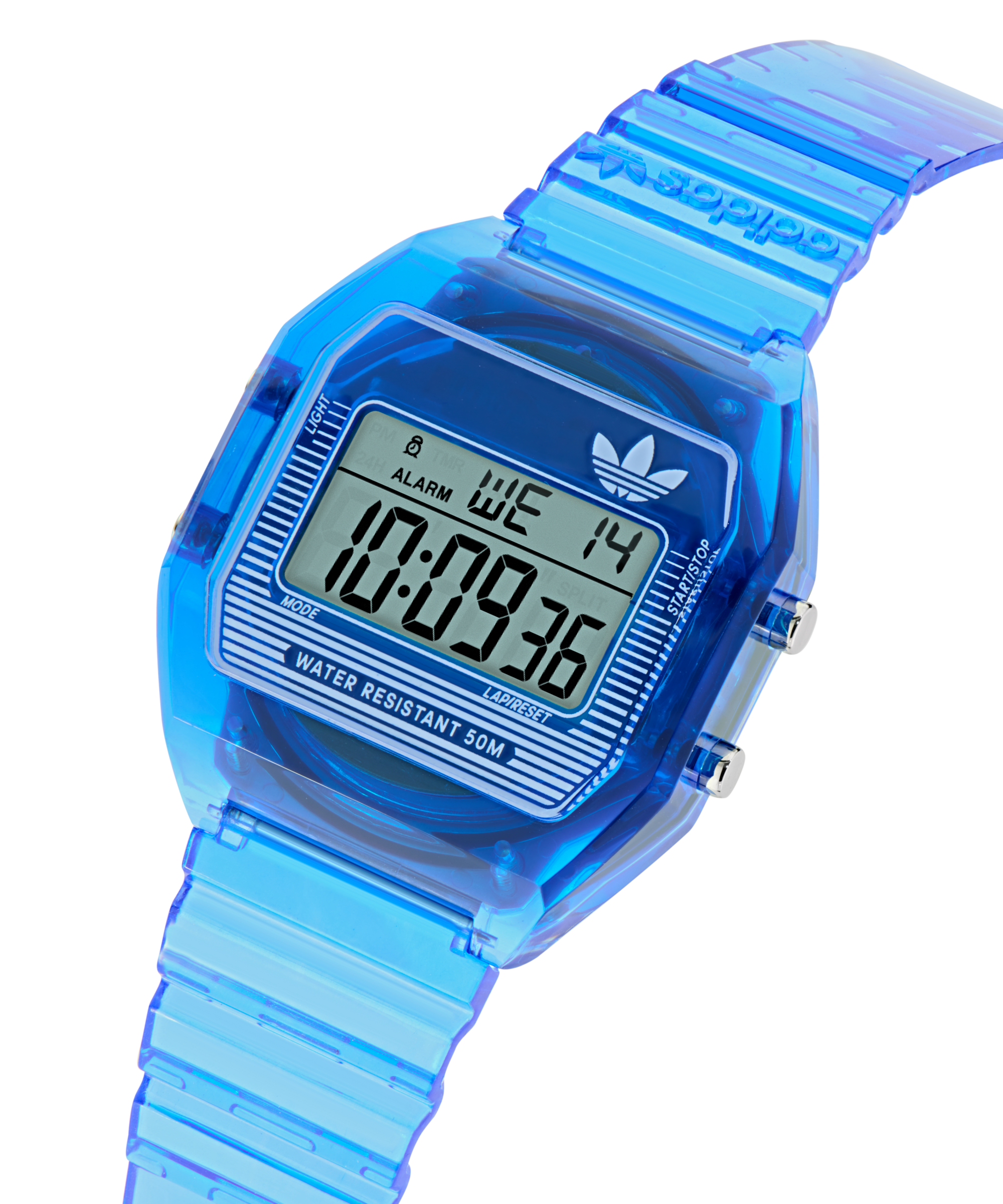 adidas Originals Digitaluhr »DIGITAL TWO CRYSTAL« Quarzuhr, Armbanduhr, Herrenuhr, Damenuhr, Resinarmband