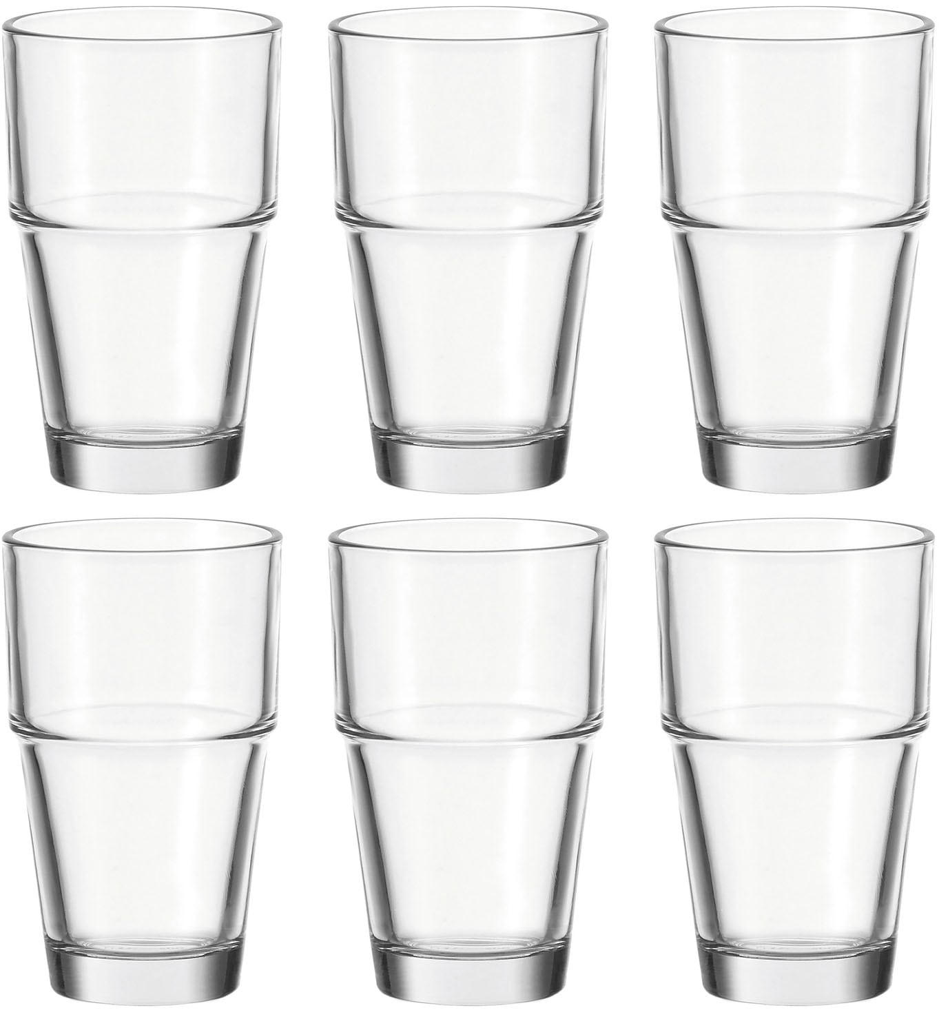 LEONARDO Gläser-Set »Solo«, (Set, 6 tlg.), 370 ml, 6-teilig