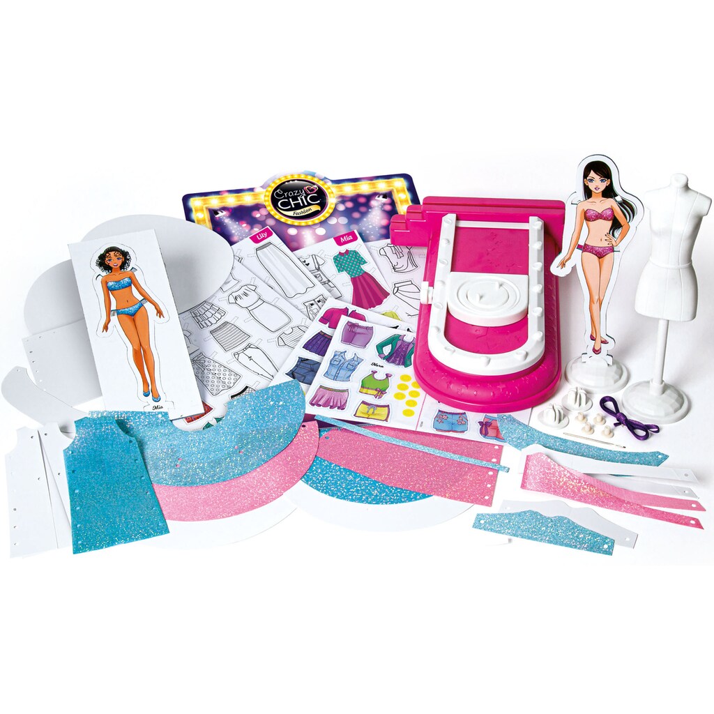 Clementoni® Kreativset »Crazy Chic, Mode-Kollektion«