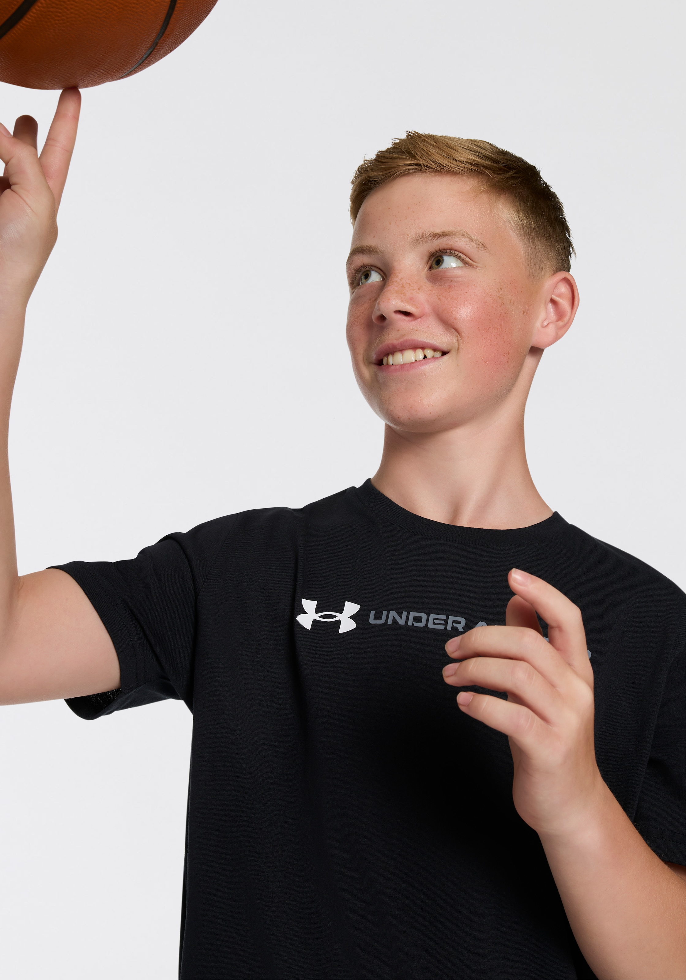 Under Armour® T-Shirt »UA B LOGO WORDMARK SS« Für Kinder