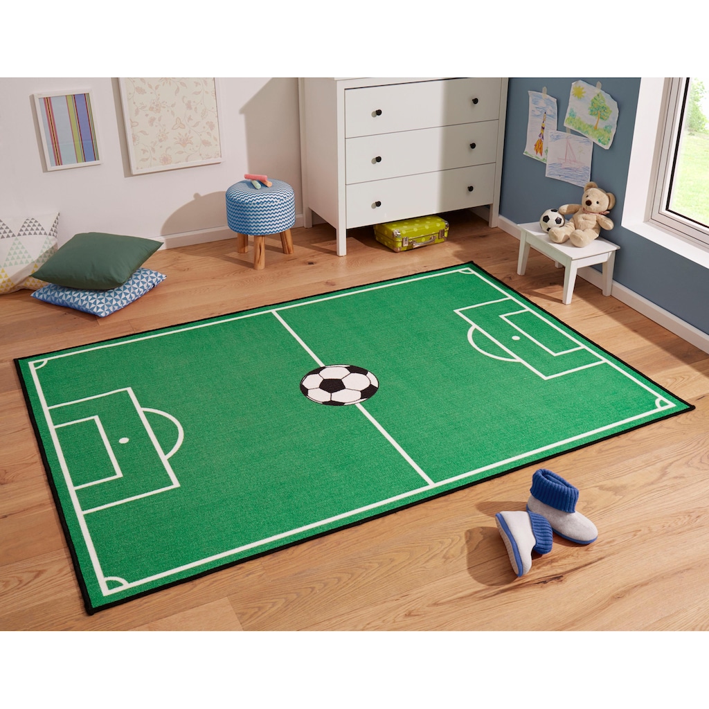 HANSE Home Kinderteppich »Fußballfeld 1«, rechteckig