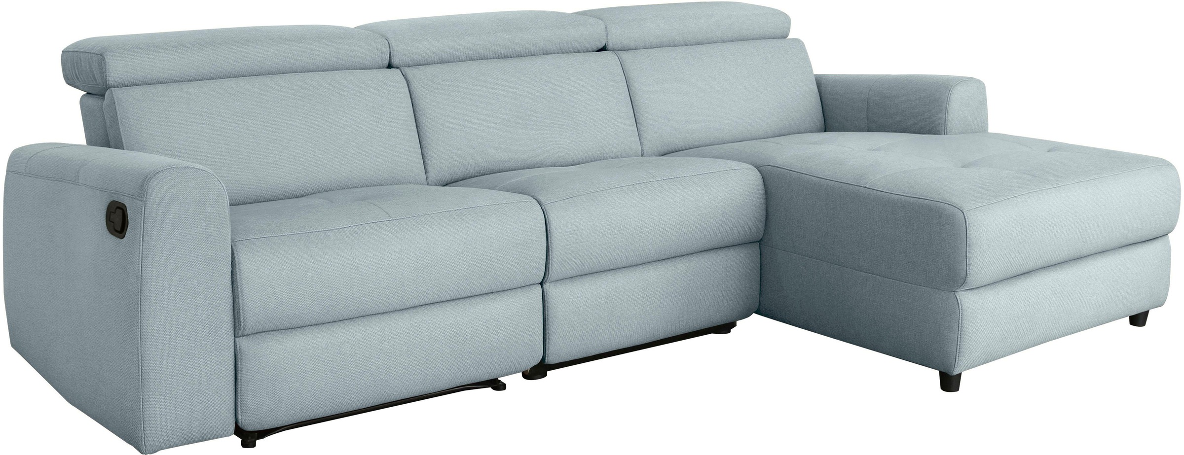 Ecksofa »Sentrano, L-Form,«, auch mit elektrischer Funktion mit USB-Anschluß, in 4...