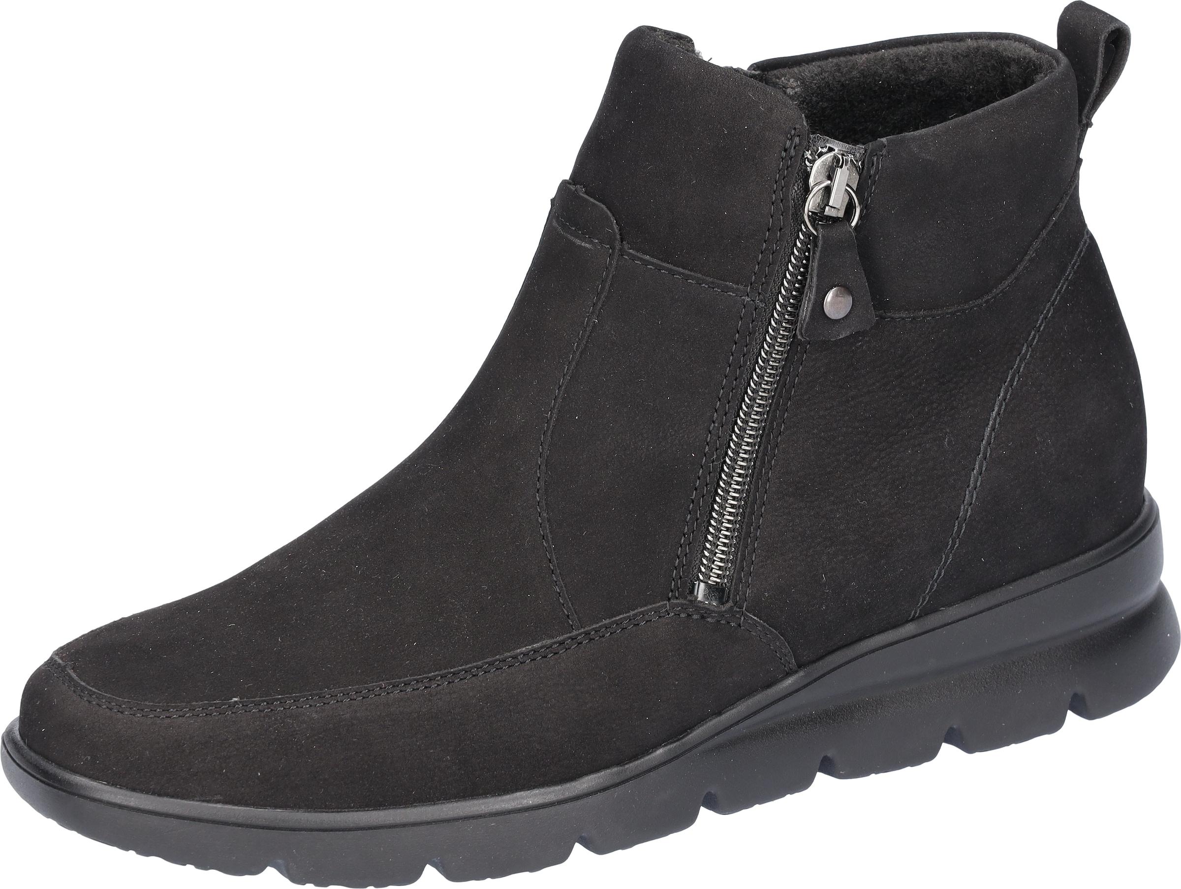 Waldläufer Schlupfboots »H-BRUNI«, Winterboots, Stiefelette, Bequemschuh in Komfortweite G (= weit)