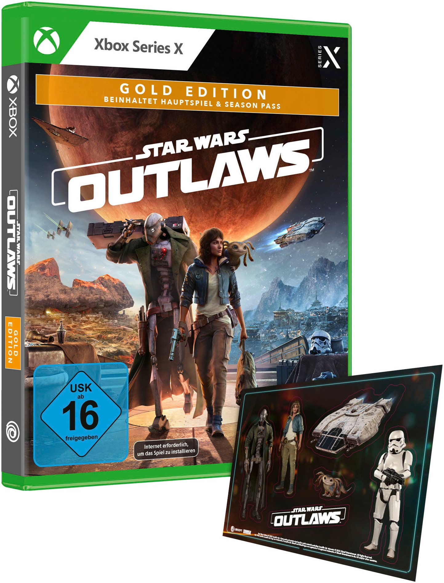 Spielesoftware »Star Wars Outlaws Gold Edition«, Xbox Series X