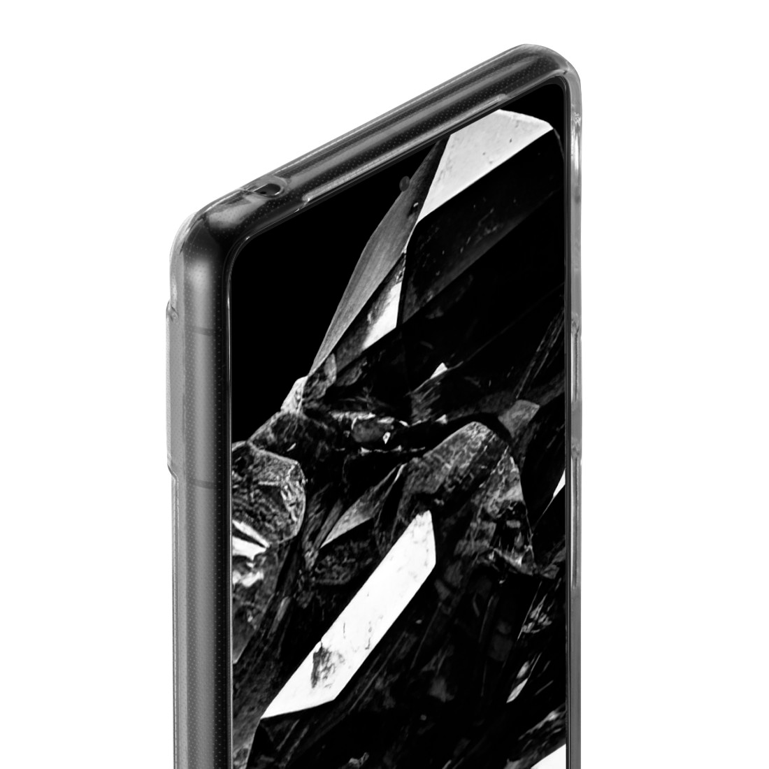 Hama Handyhülle »Handyhülle für Google Pixel 8a, durchsichtig (ohne Vergilben)«, Google Pixel 8a, Anti-Rutsch-Oberfläche und bezogene Seitentasten