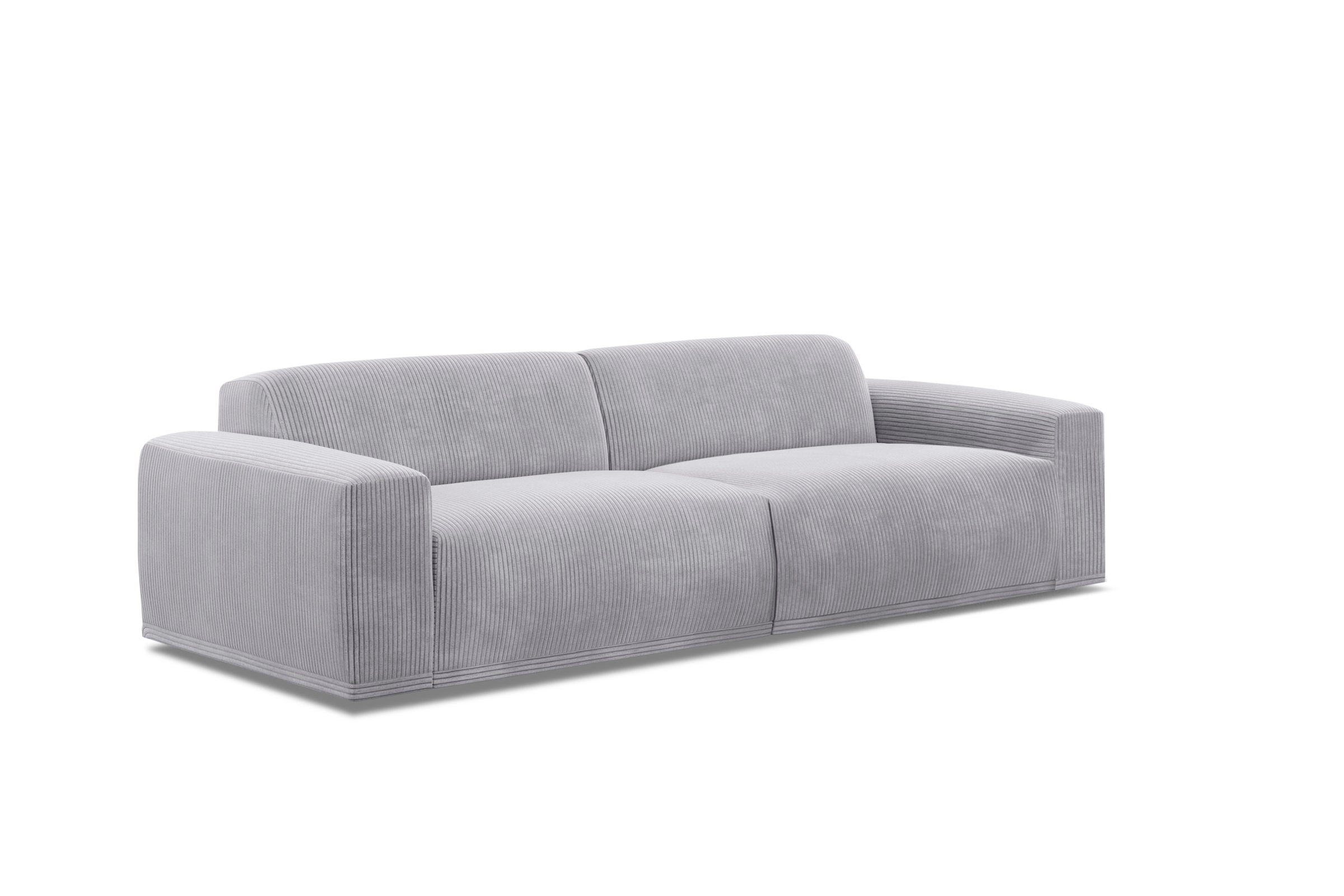 TRENDMANUFAKTUR Big-Sofa »Braga, mit hochwertigem Kaltschaum, Megasofa, in Cord erhältlich«, modernes Big-Sofa, Couch mit hohem Sitzkomfort, 254/72/107 cm (B/H/T)