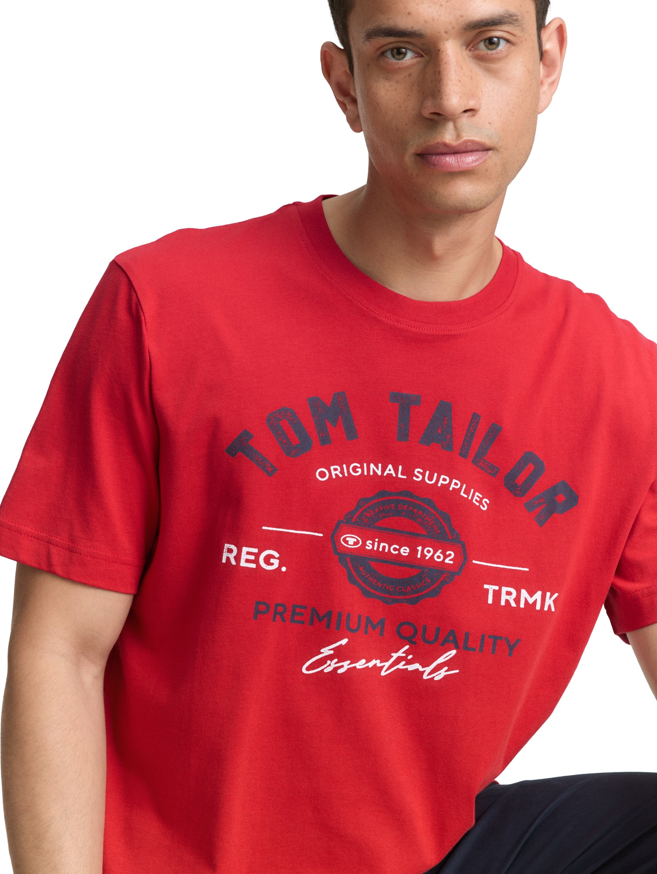 TOM TAILOR T-Shirt, mit großem Logofrontprint