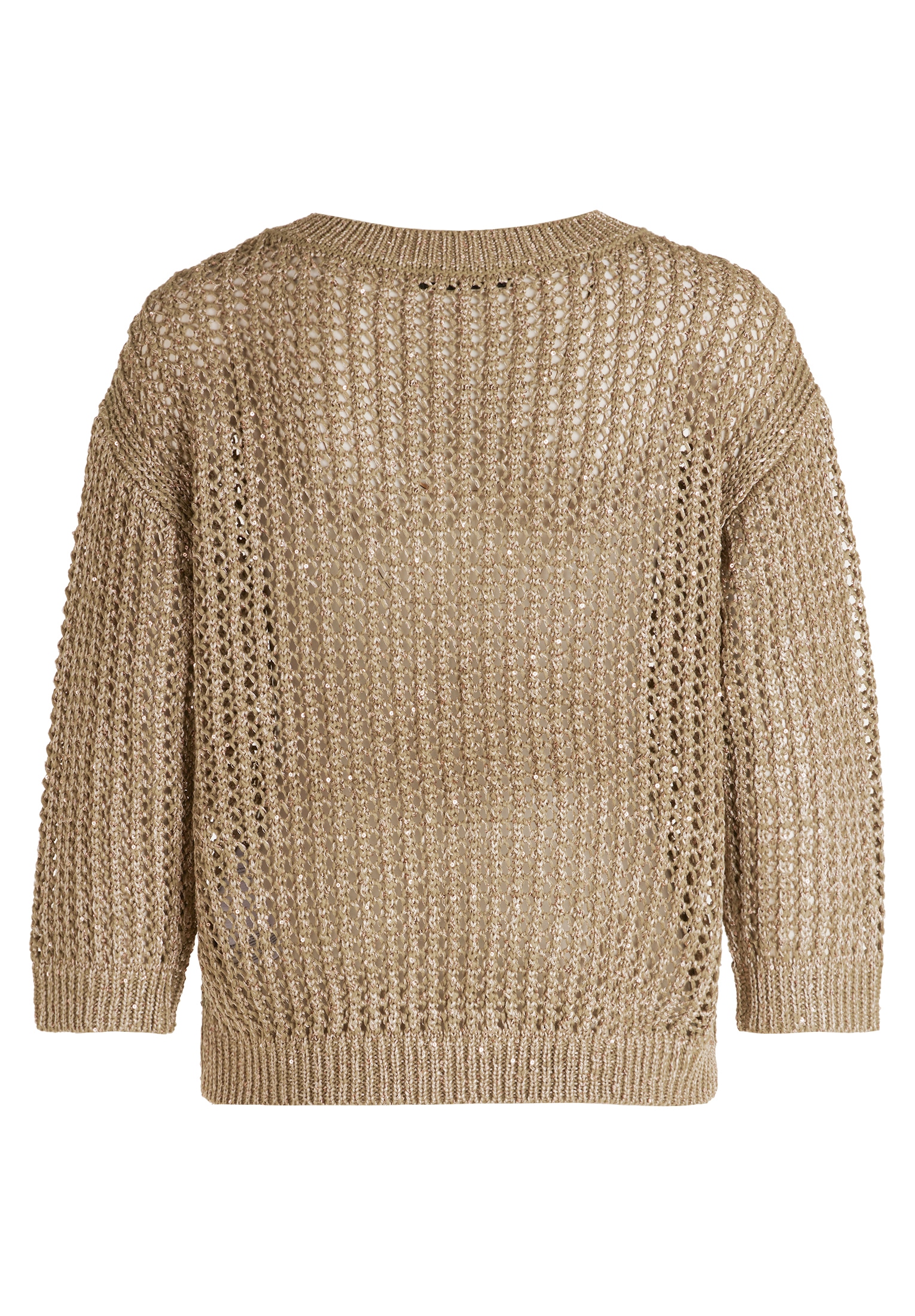 Betty Barclay Rundhalspullover »Lochstrick-Pullover mit Pailletten«
