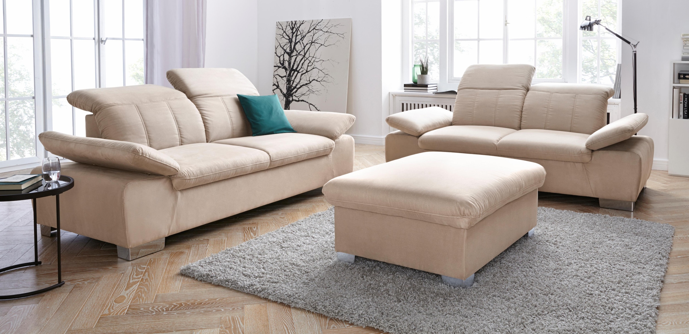 DOMO collection Hocker »Milan«, mit Staufach