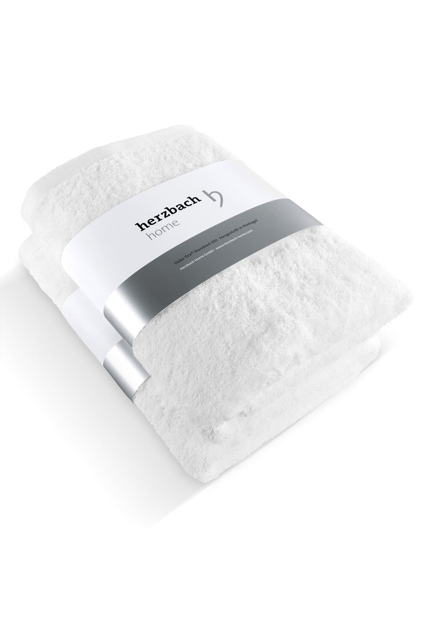 herzbach home Duschtücher »Pura« 550g/m², Premium-Qualität, 100% Baumwolle, einfarbig
