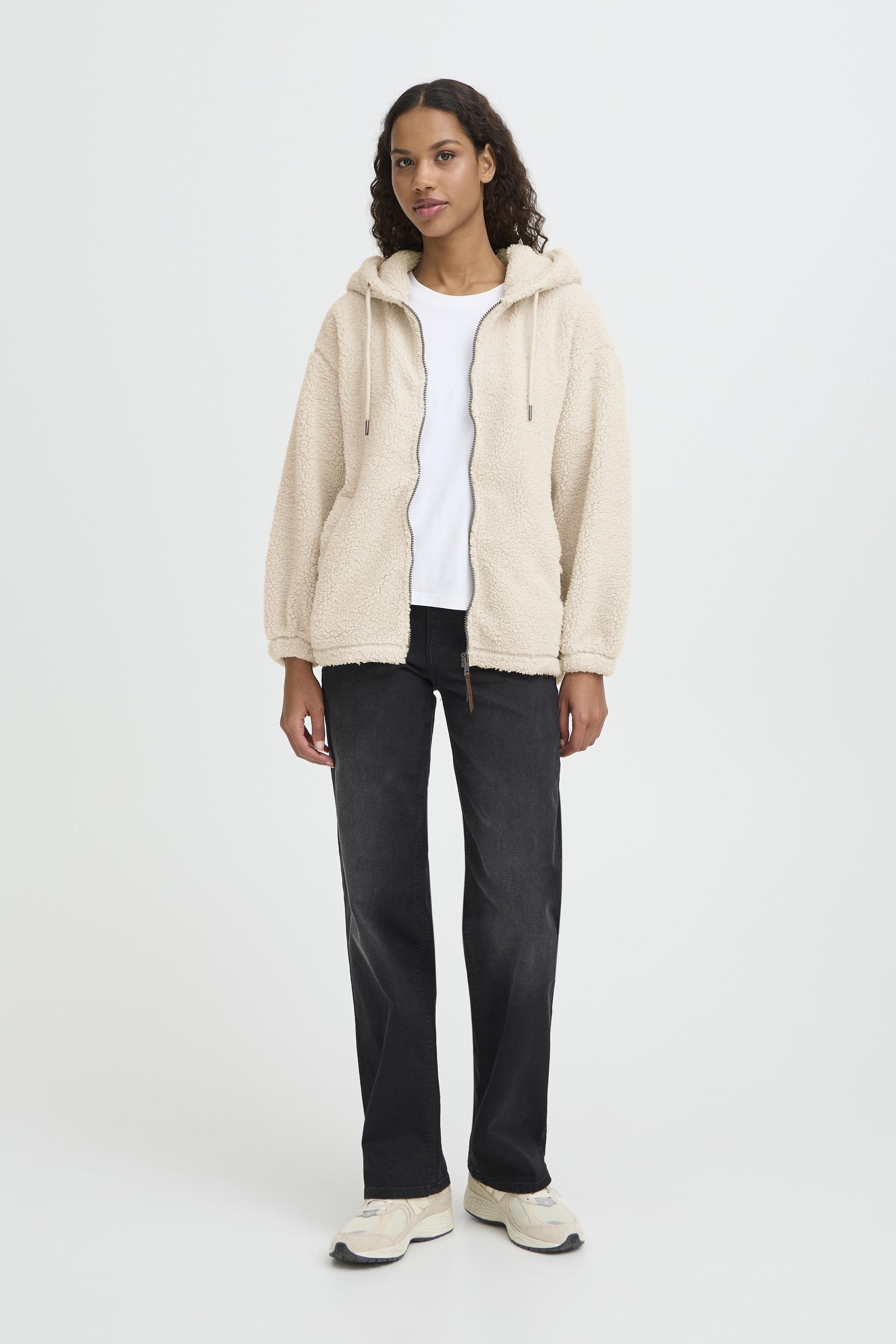 OXMO Kapuzensweatjacke »Kapuzenfleecejacke OXBERINA«