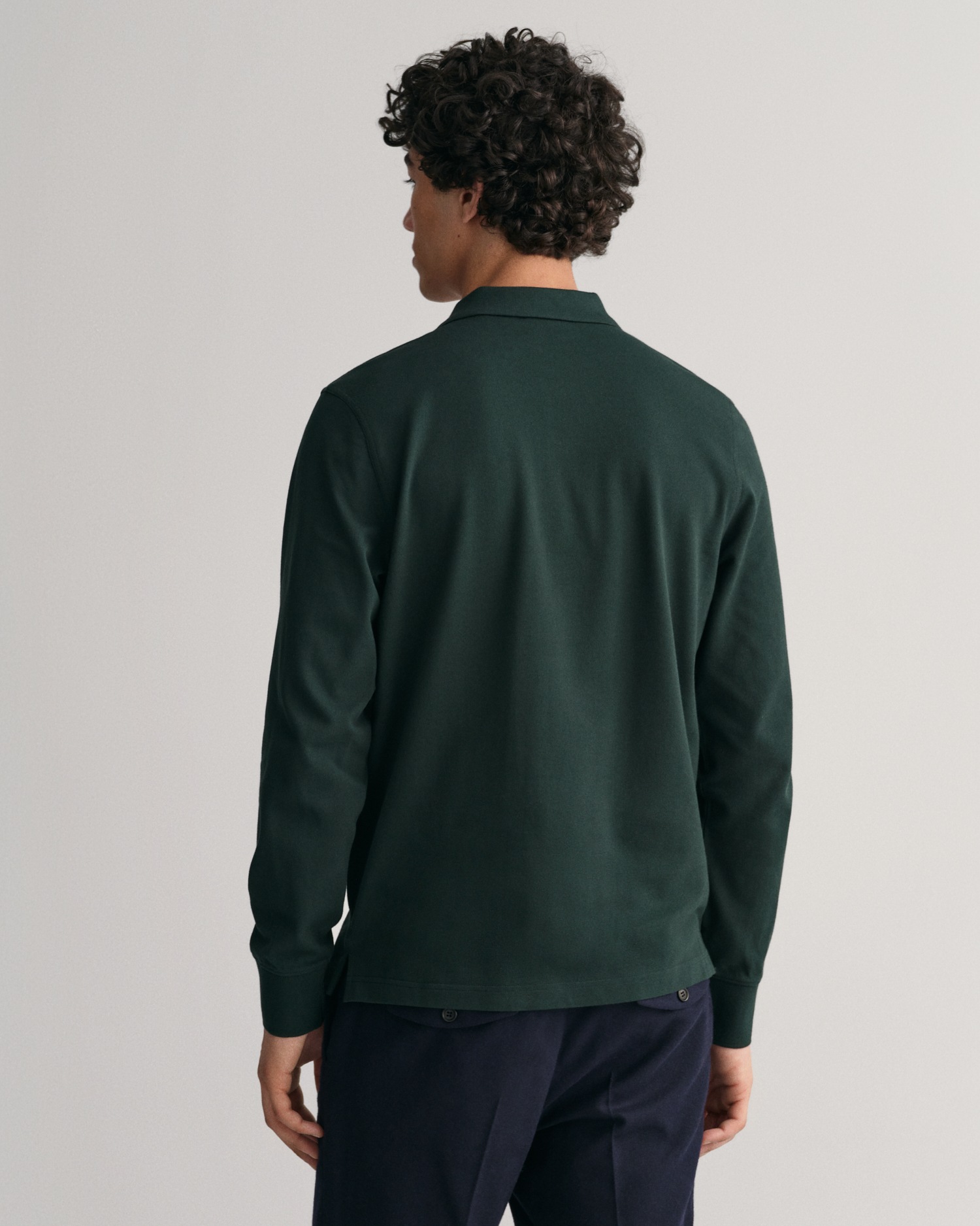 Gant Poloshirt »REG SHIELD LS PIQUE RUGGER«, mit Logotickerei auf der Brust
