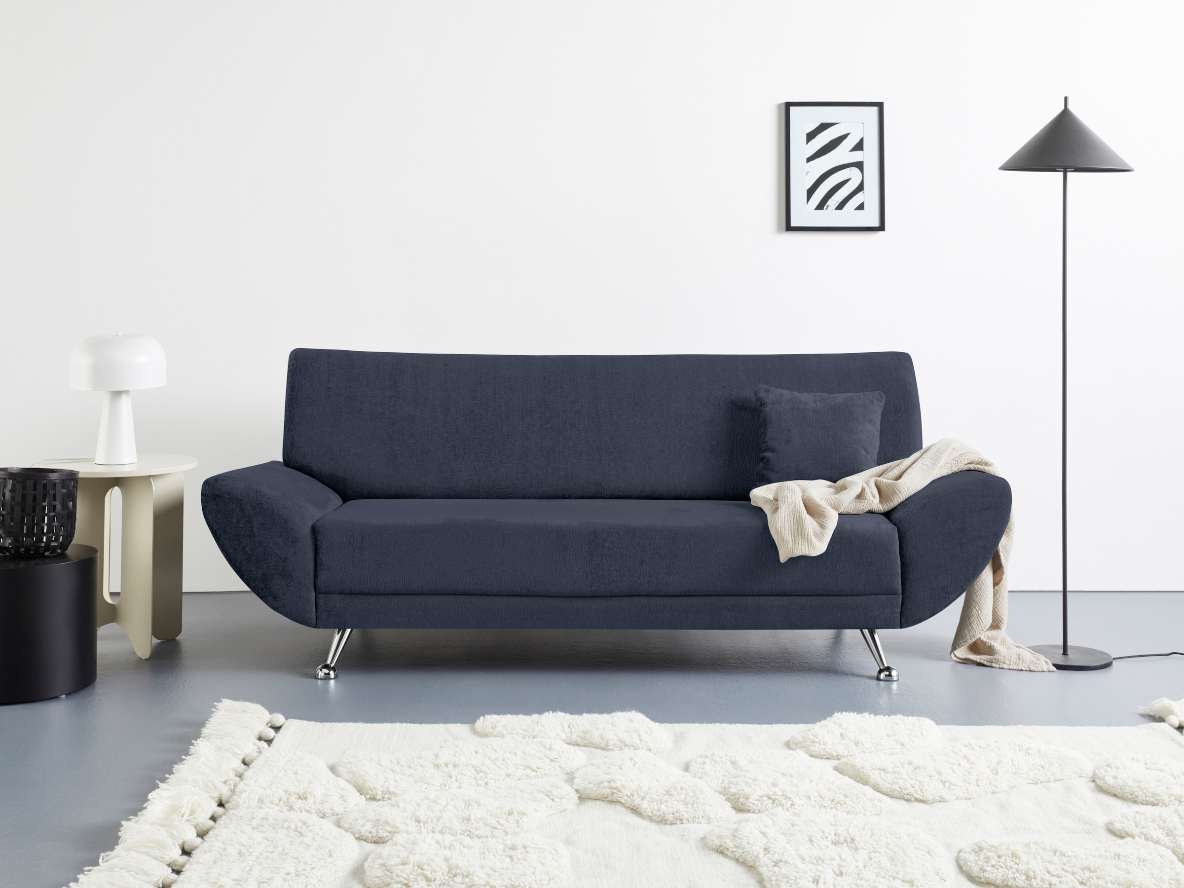 INOSIGN 3-Sitzer »Saltare elegant und komfortabel, toller Designfuß«
