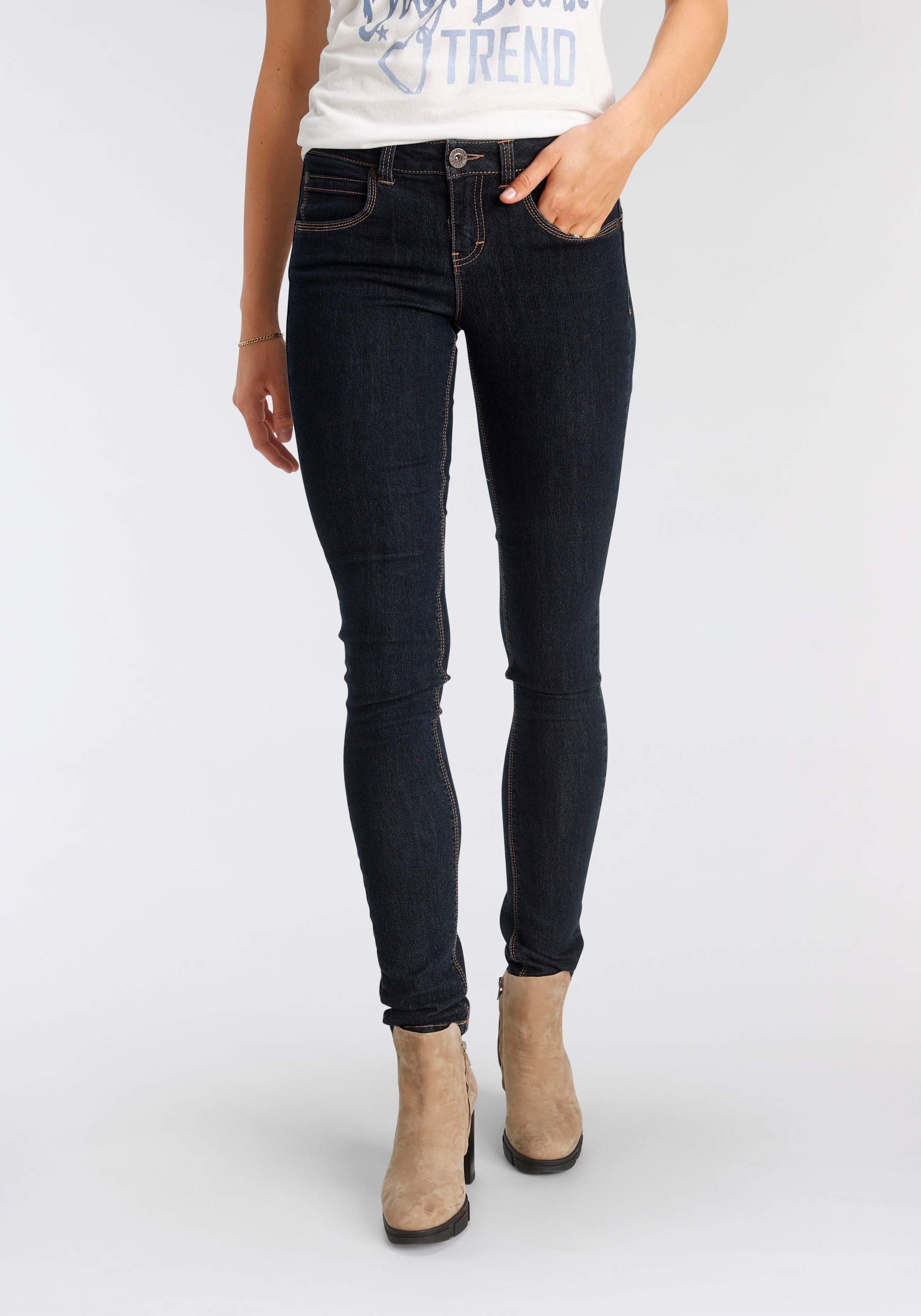 ♕ »Shaping«, bei Mid Skinny-fit-Jeans Arizona Waist