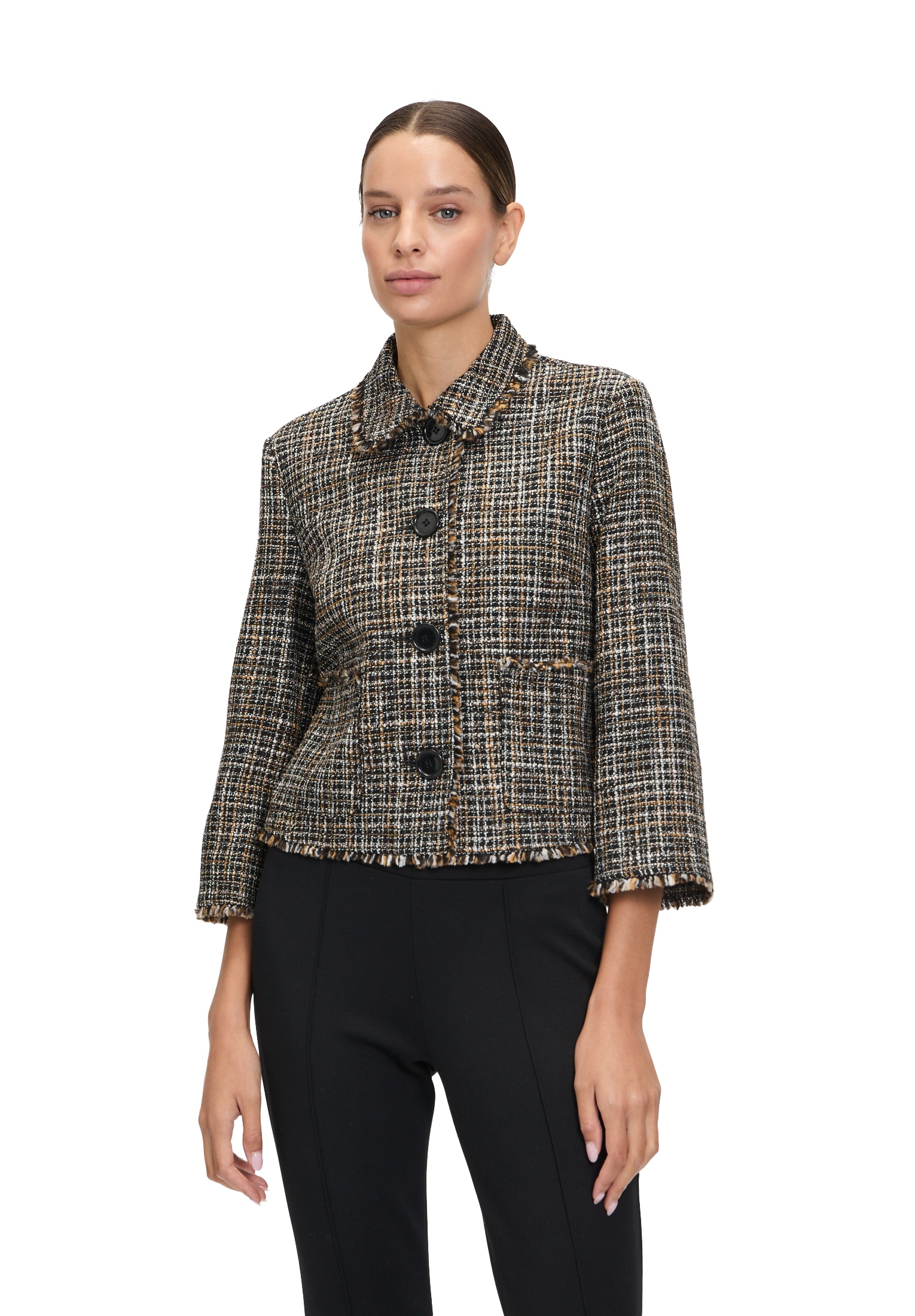 Betty Barclay Jackenblazer »Casual-Blazer mit Fransen«

