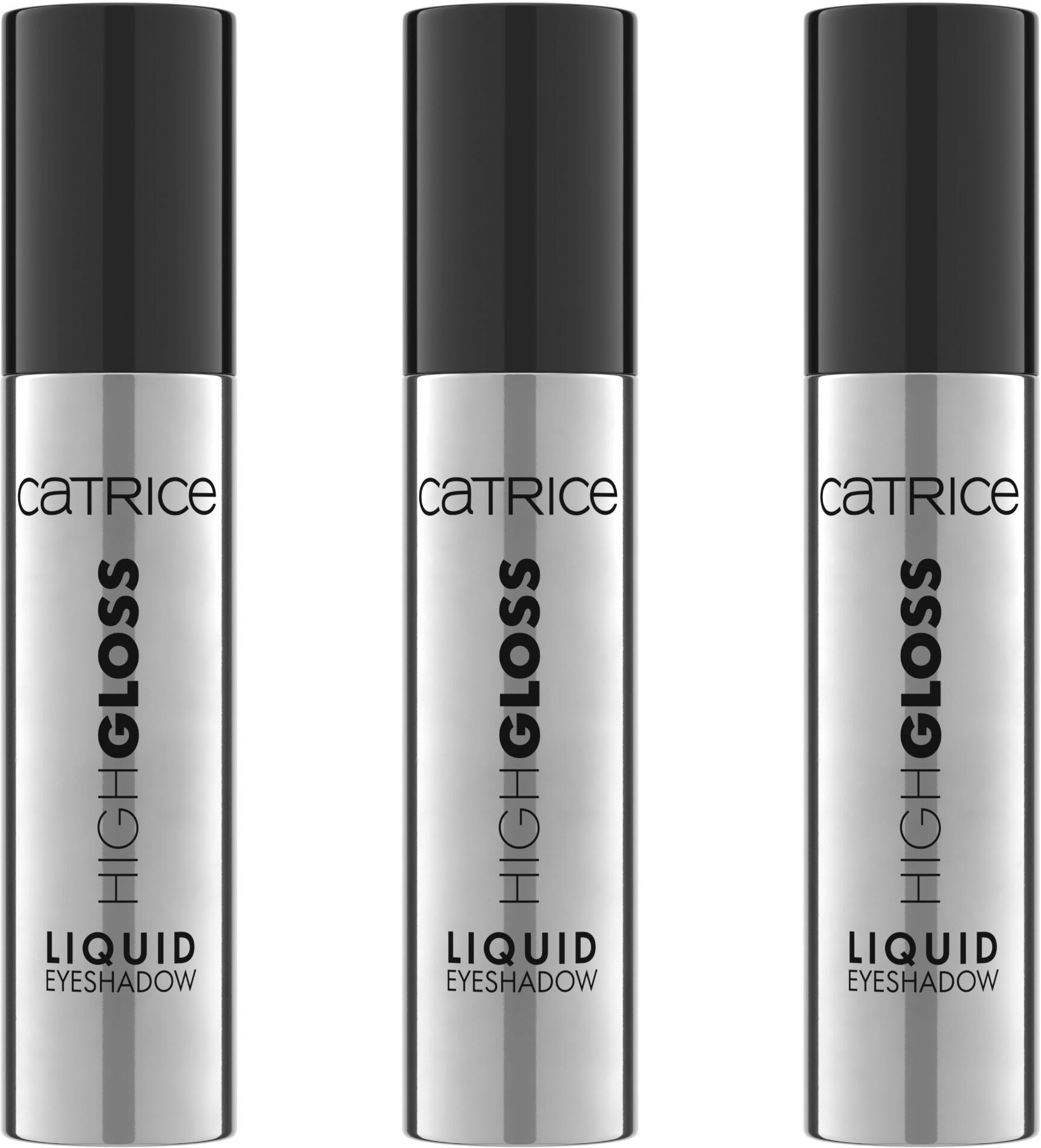 Lidschatten »High Gloss Liquid Eyeshadow«, (Set, 3 tlg.)