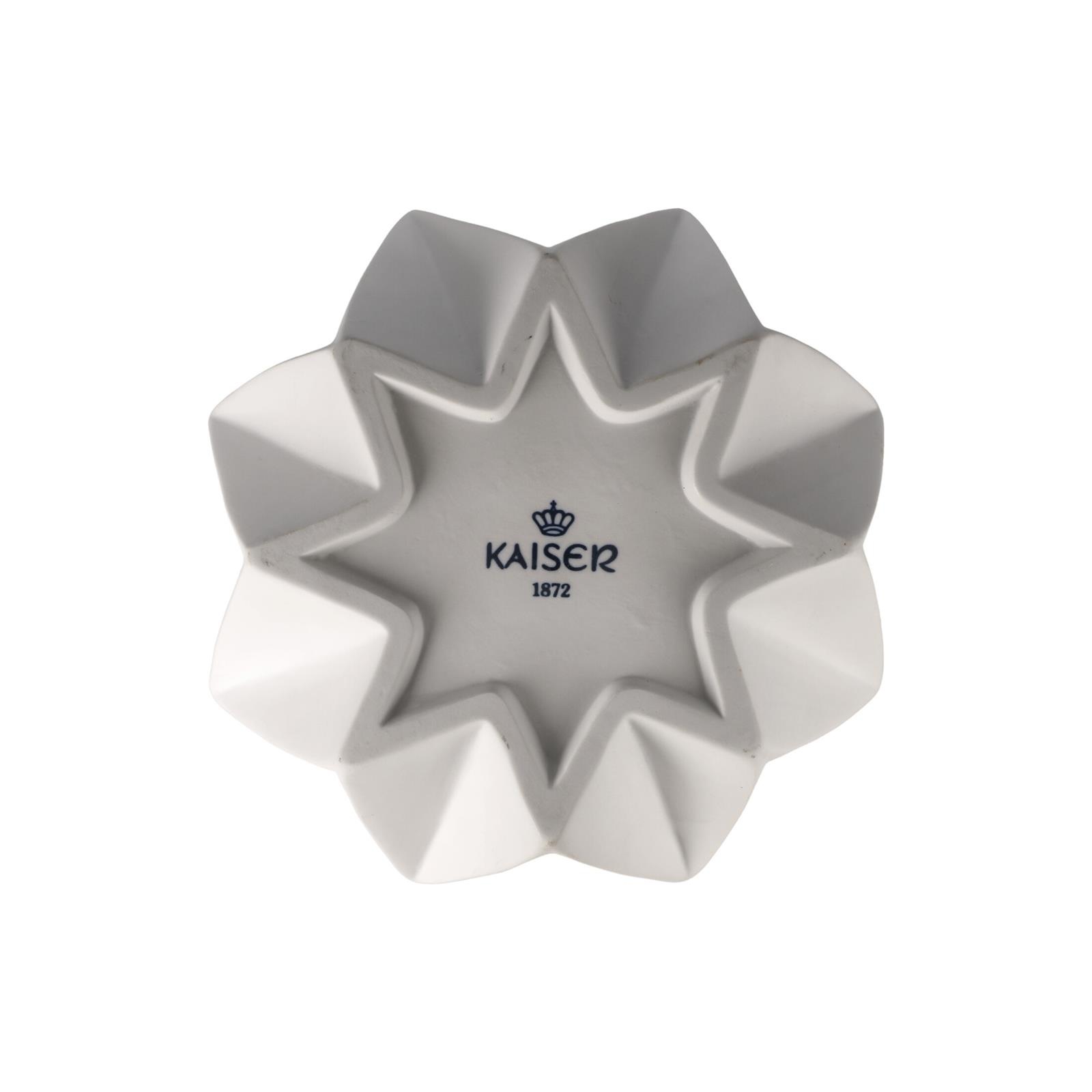 Goebel Dekovase »Vase Polygono Star 33,5 cm weiß« Abwischbar