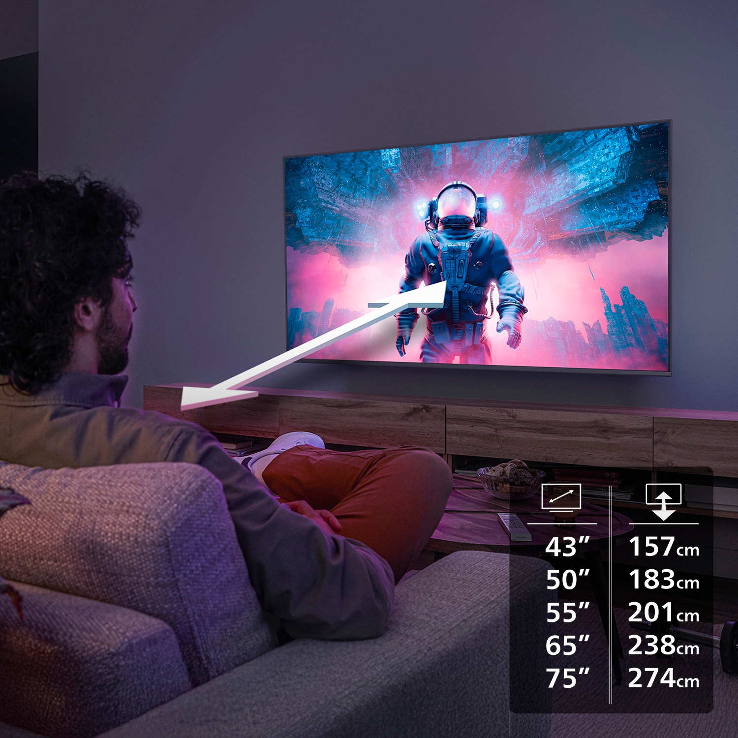 Philips LED-Fernseher »75PUS7061/12« 189 cm/75 ″