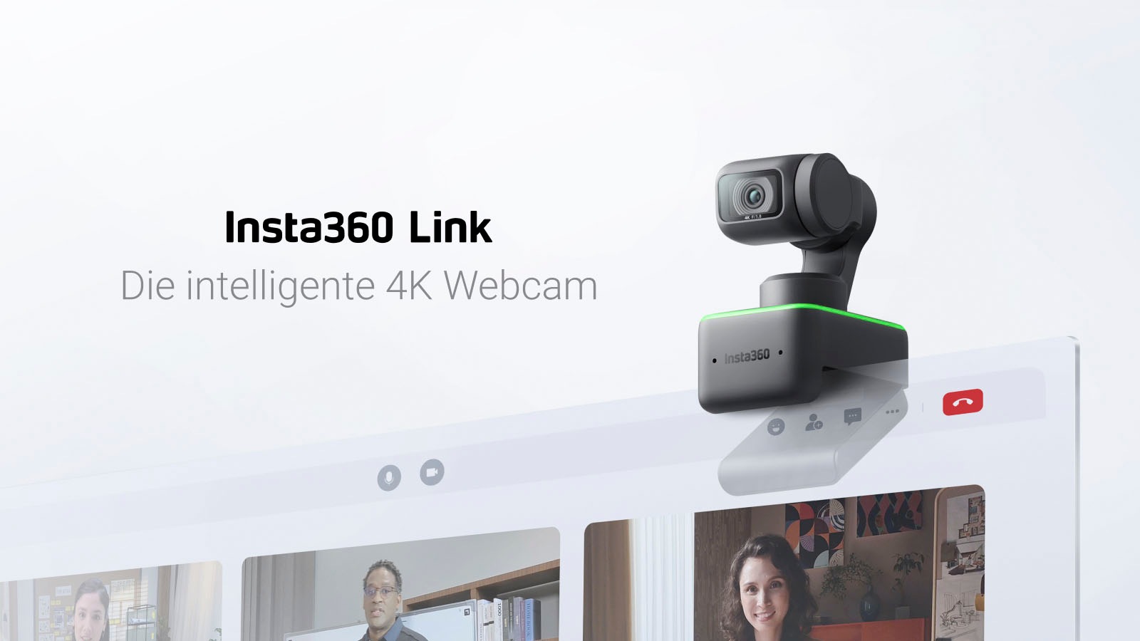 Insta360 Webcam »Link«, 4K Ultra HD