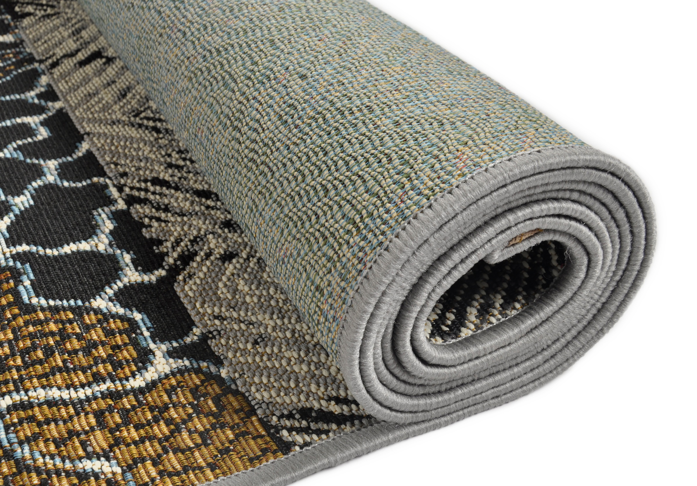 Gino Falcone Teppich »Outdoor-Africa 43« rechteckig 5 mm Höhe Flachgewebe, In- und Outdoor geeignet, Wohnzimmer