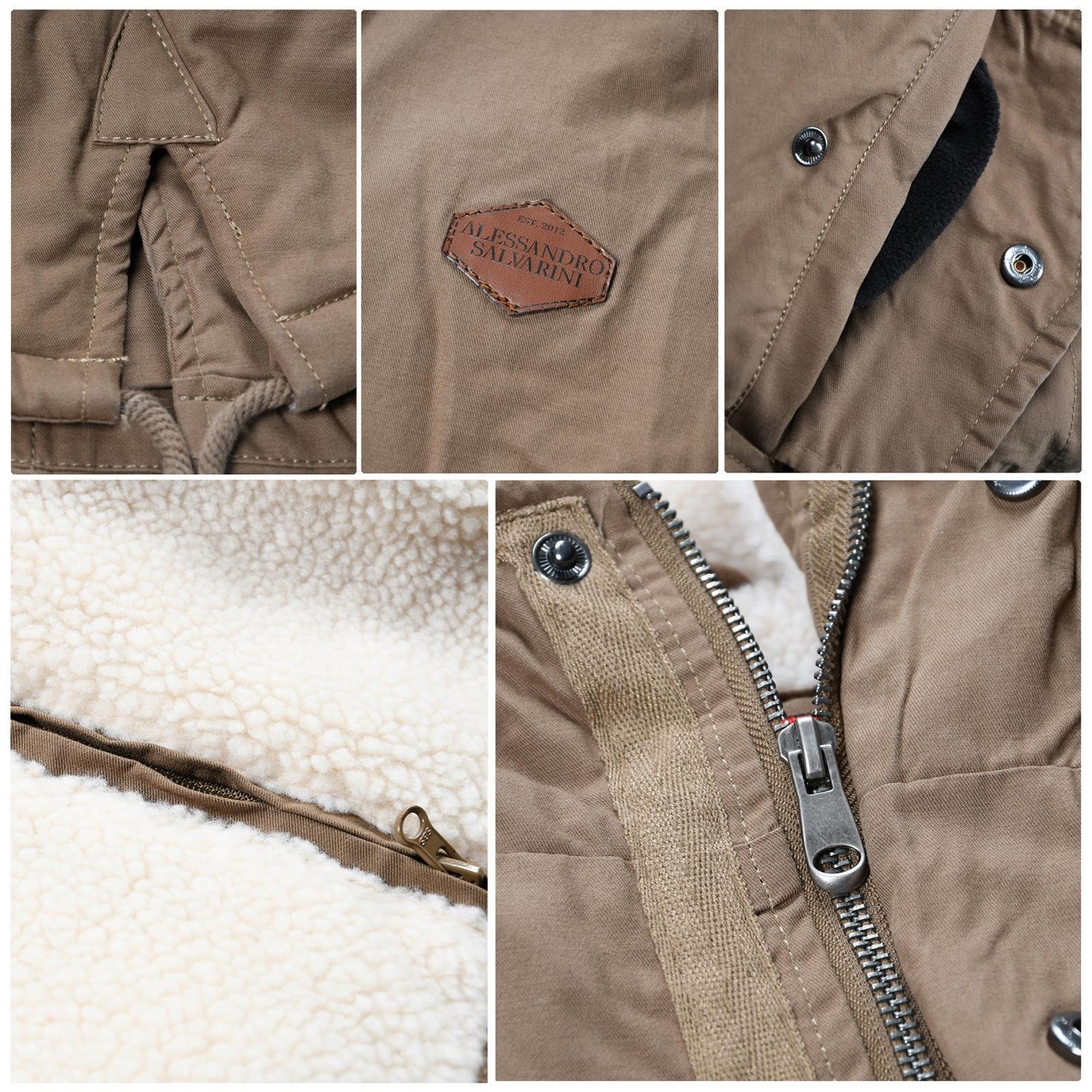 Alessandro Salvarini Winterjacke »A. Salvarini Herren Winter Parka AS138«