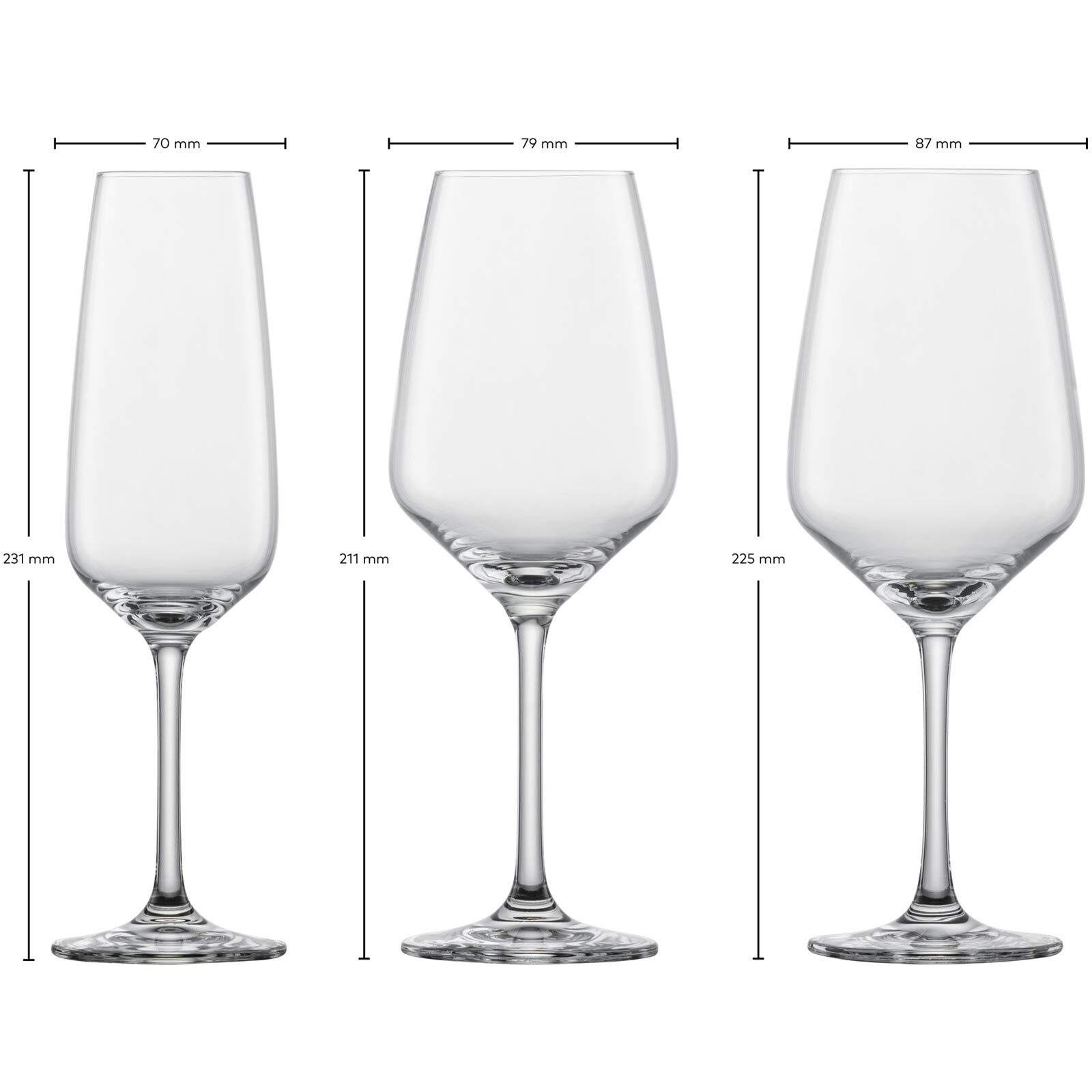 SCHOTT-ZWIESEL Gläser-Set »Gläser-Set Tulip 12er Set transparent« Spülmaschinengeeignet