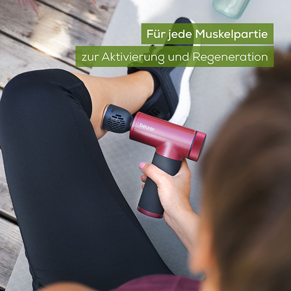 BEURER Massagepistole »MG 195 Hot & Cold Limited Edition 2025 mit Wärme- und Kältefunktion« Zur Lockerung von Verspannungen und Reduktion von Schwellungen