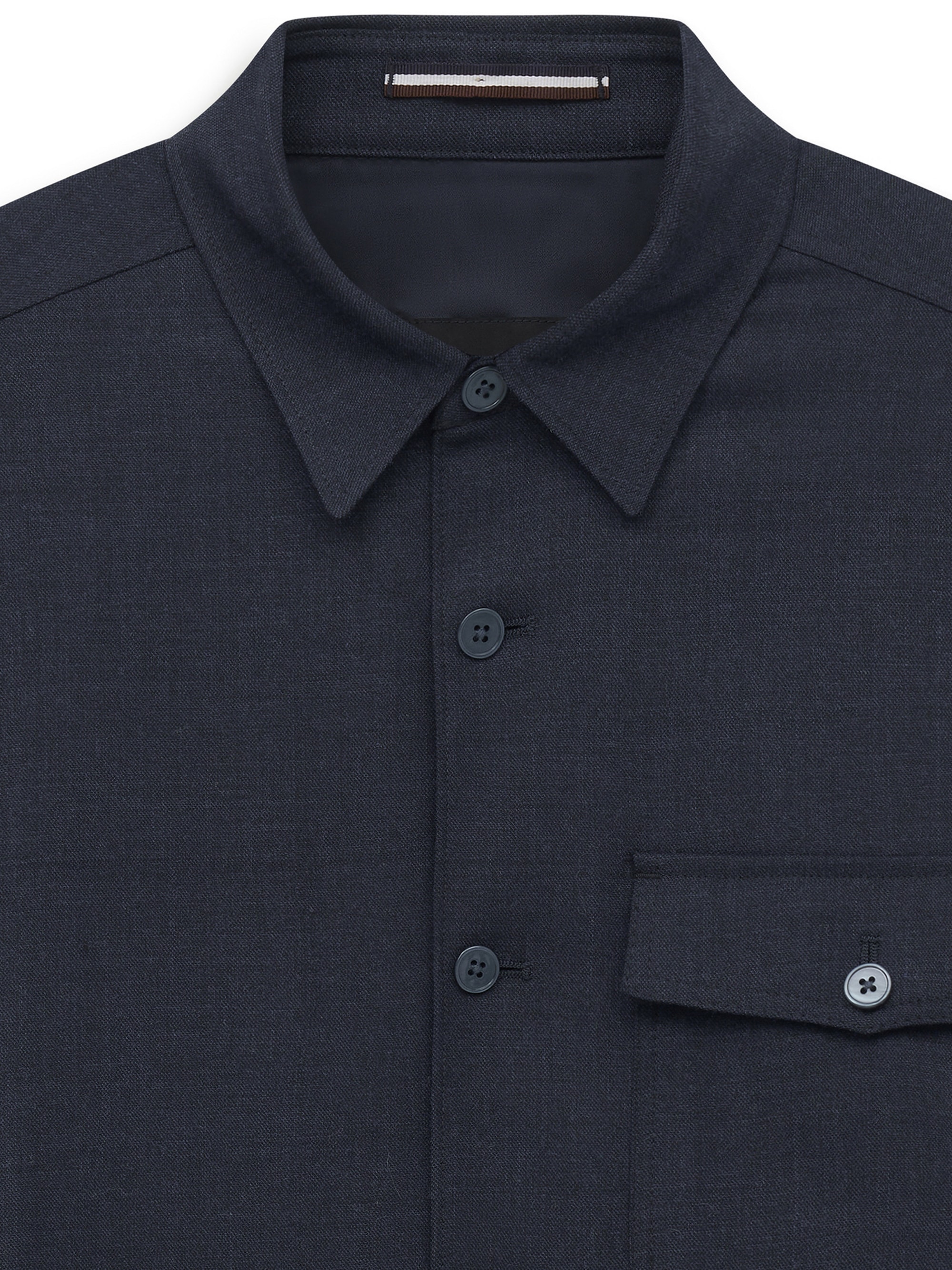bugatti Jerseysakko »Regular Fit« Regular Fit Wollmix Umlegekragen Business