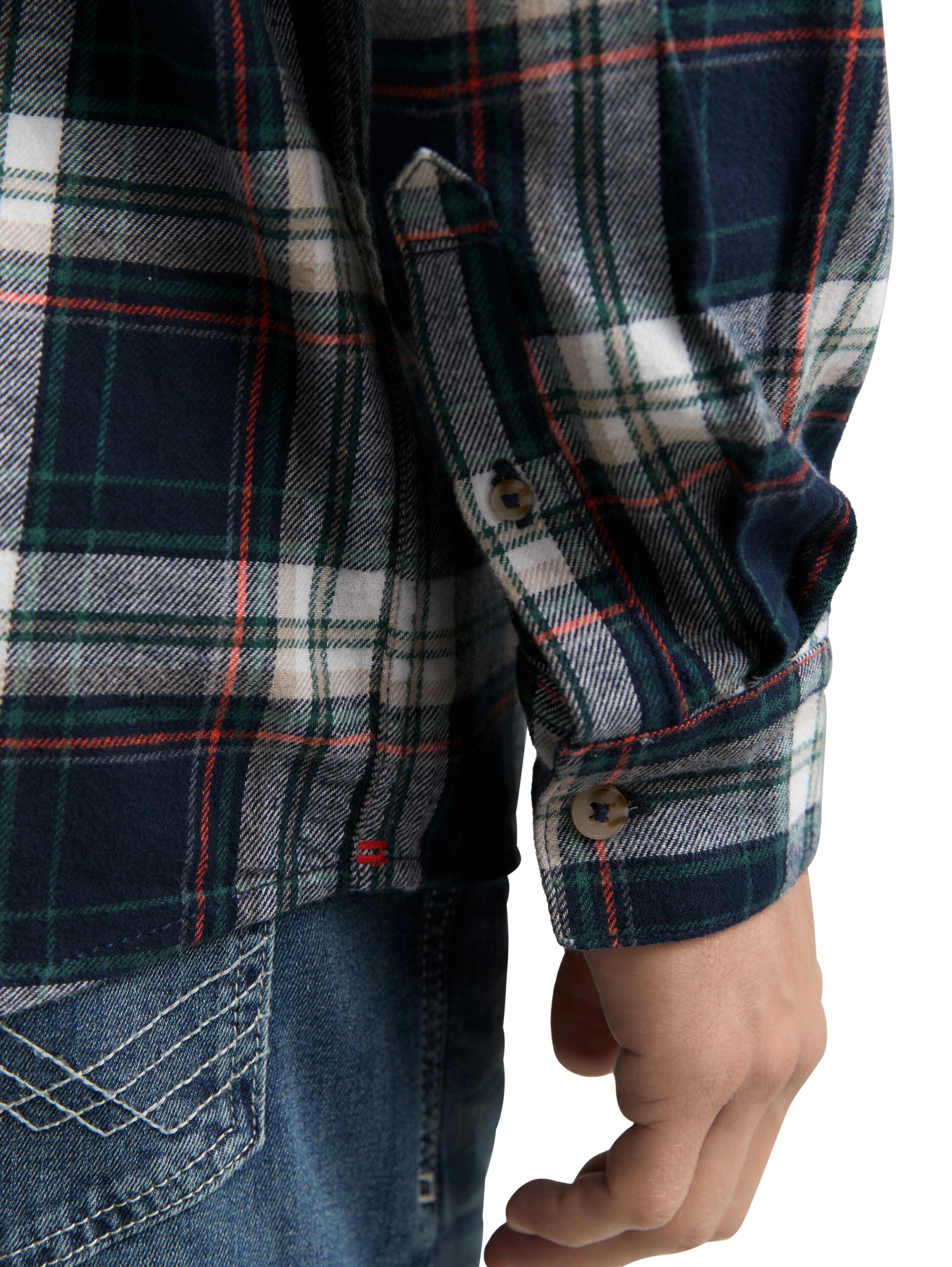 TOM TAILOR Langarmhemd mit Brusttaschen