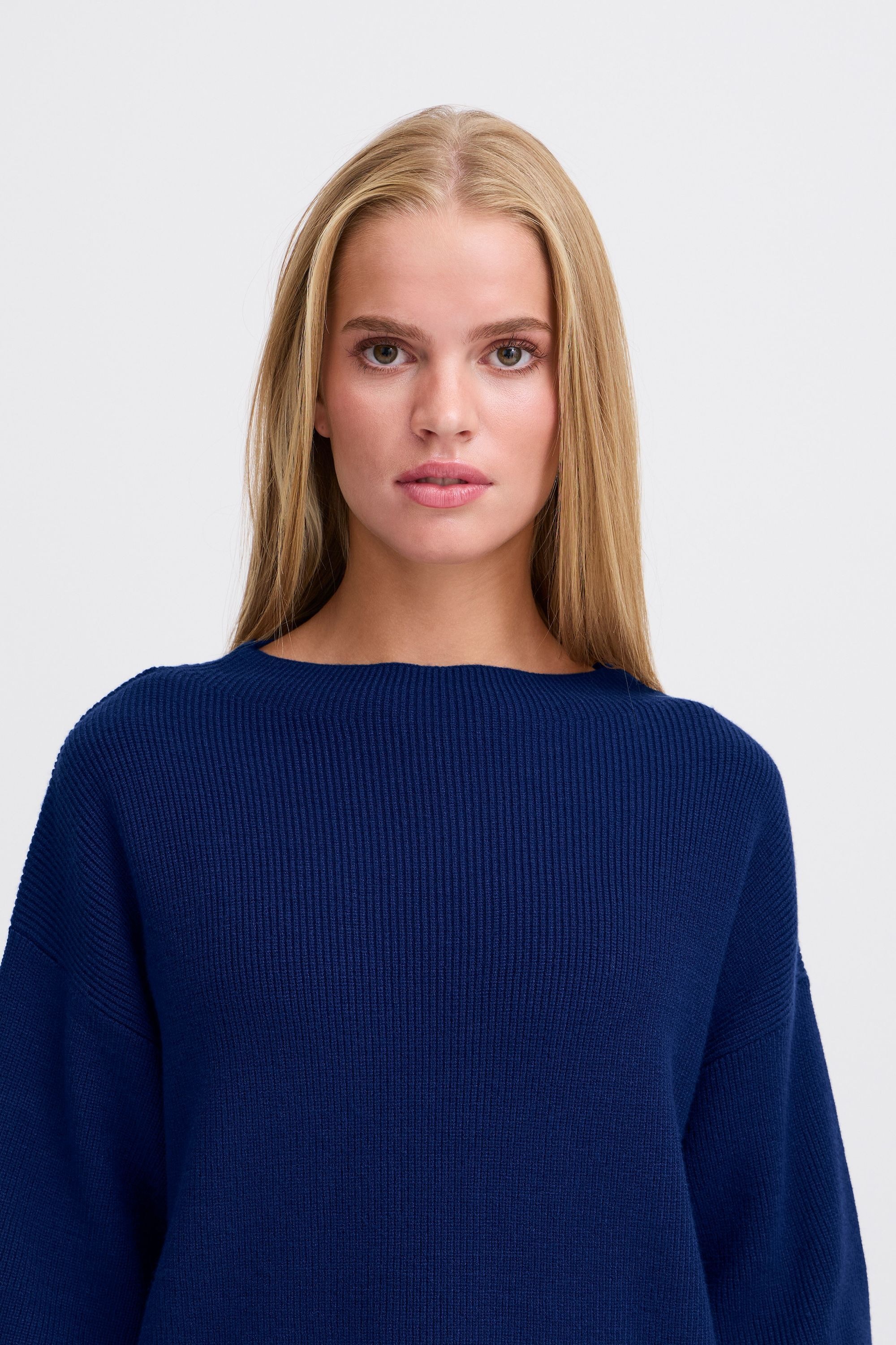 Ichi Strickfleece-Pullover »Strickpullover IHBOSTON MS3«