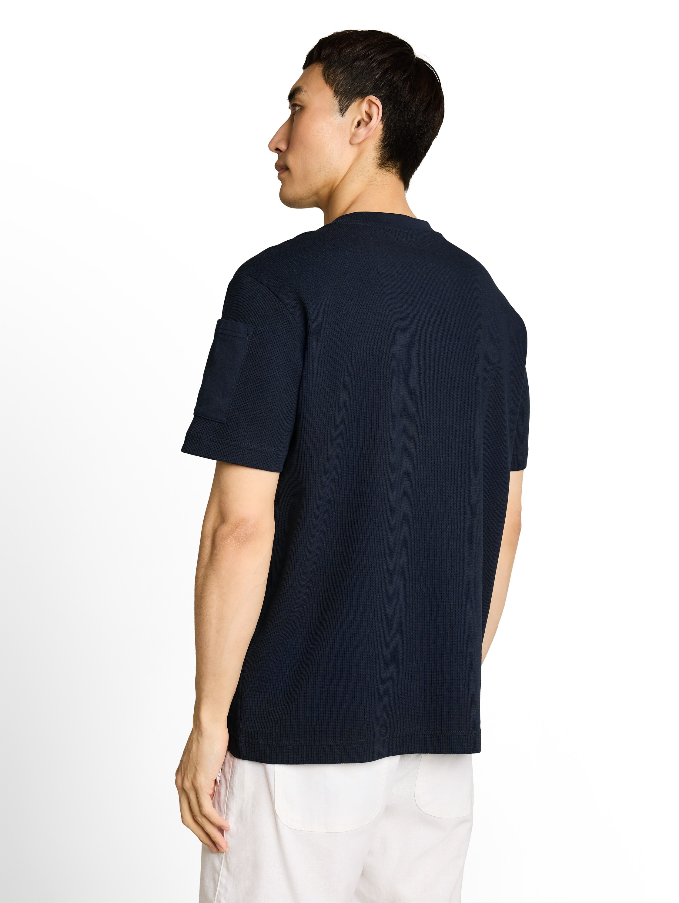 TOM TAILOR Kurzarmshirt Sommershirt mit kurzer Knopfleiste