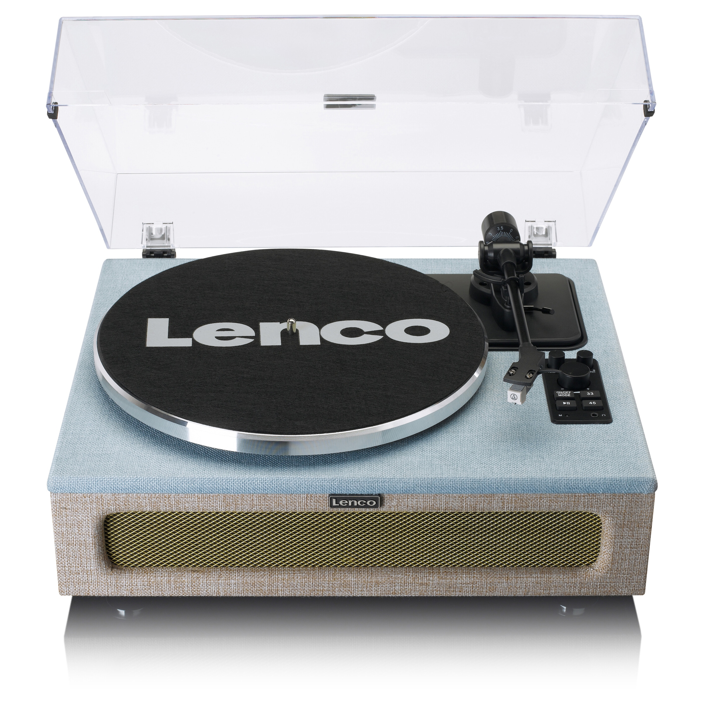 Lenco Plattenspieler »LS-440 blau/beige«, 3 Lautsprecher integriert, Garantie ➥ UNIVERSAL Bluetooth Jahre XXL 