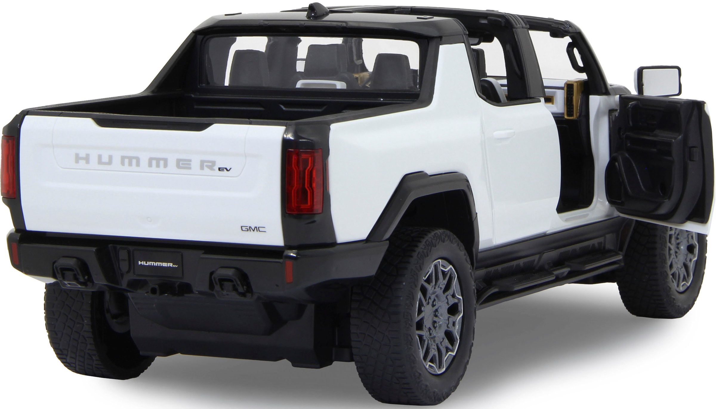 Jamara RC-Auto »Deluxe Cars, Hummer EV 1:16, weiß - 2,4 GHz«, mit LED-Lichtern