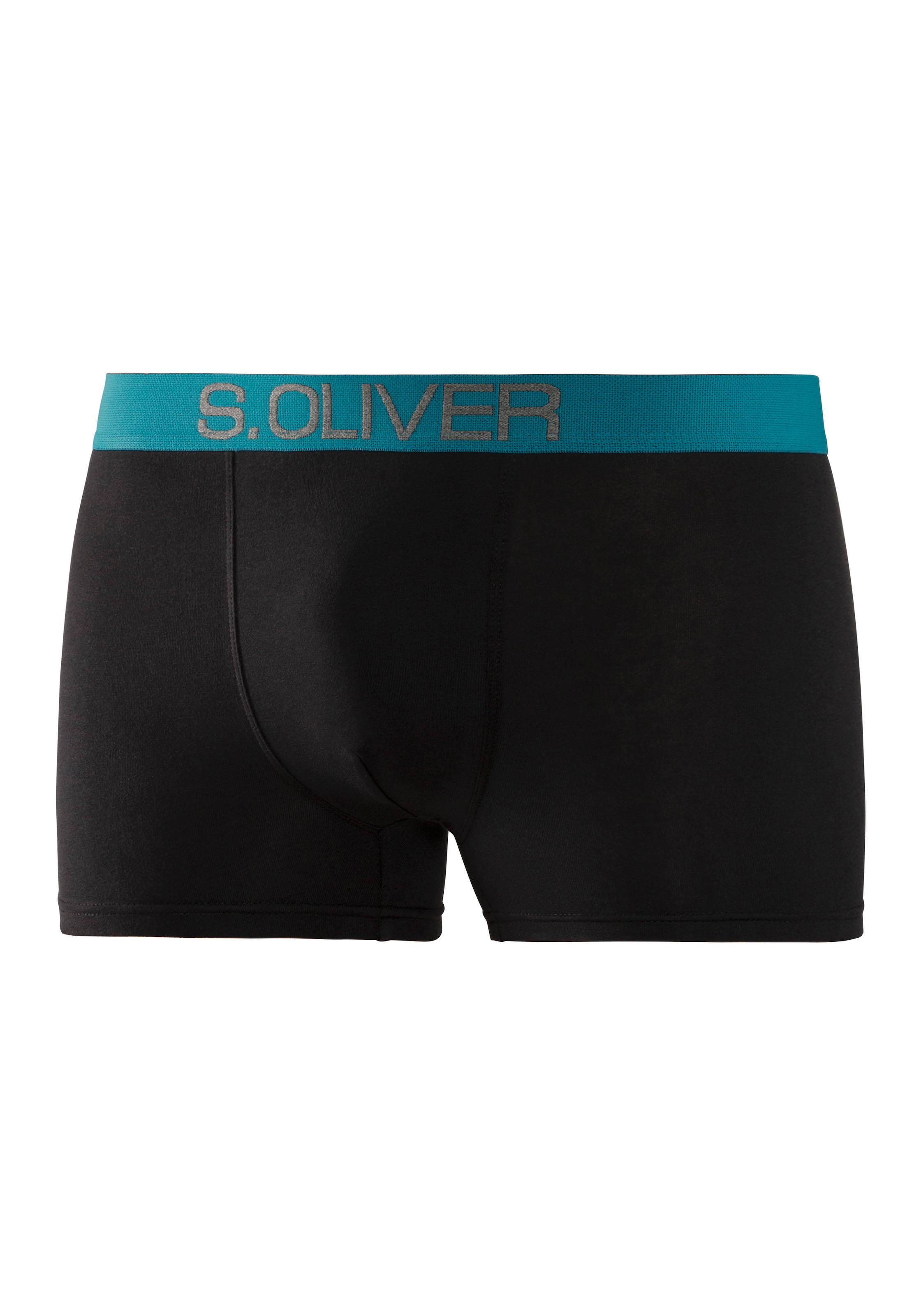 s.Oliver Boxer »Boxershorts für Herren«, (Packung, 4 St.), mit kontrastfarbenem Webbund