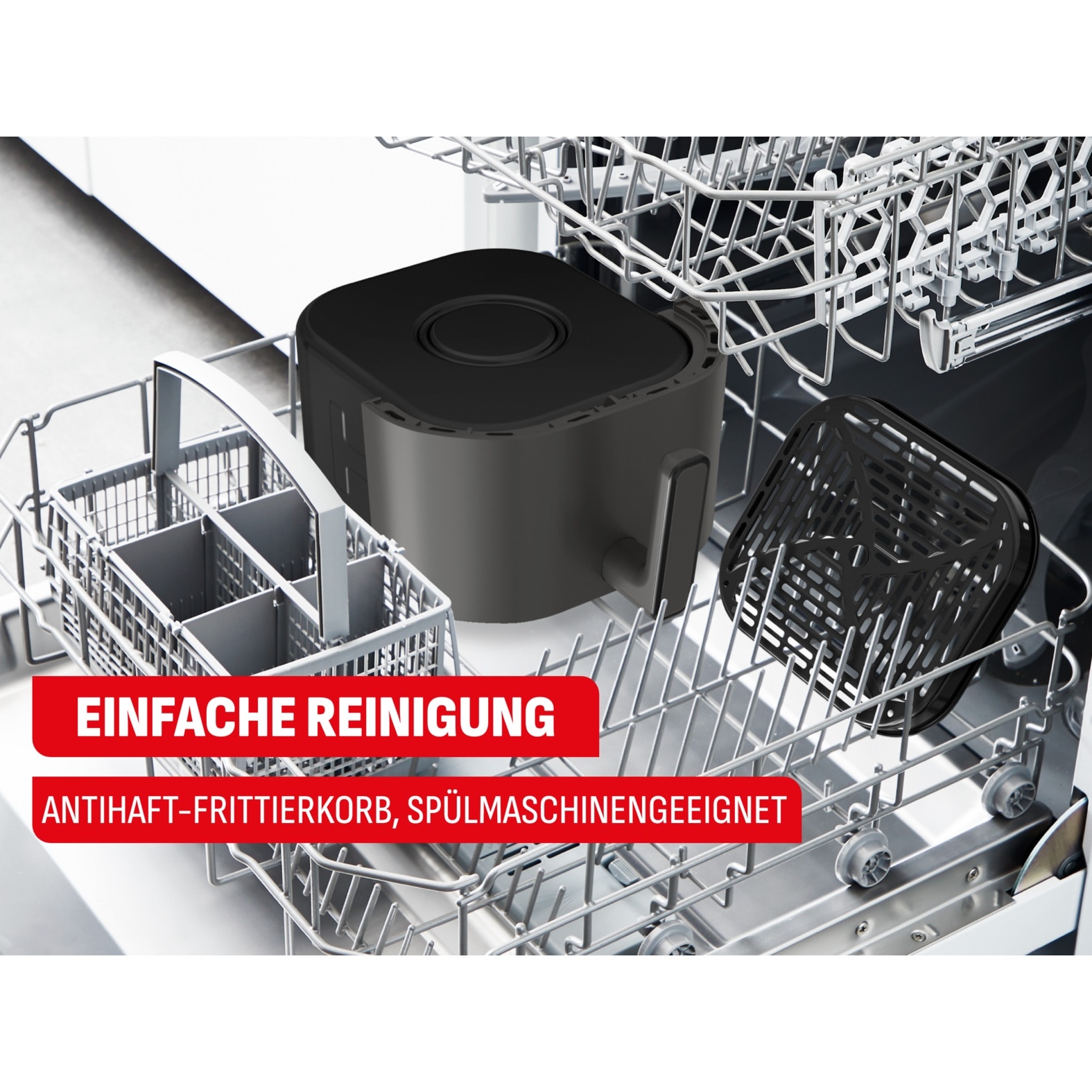 Tefal Heißluftfritteuse »Easy Fry Infrared, ideal für 6-8 Personen, Infrarot-Technologie« 2020 W 8 Programme, Sichtfenster, doppelte Heizelemente, EY832H