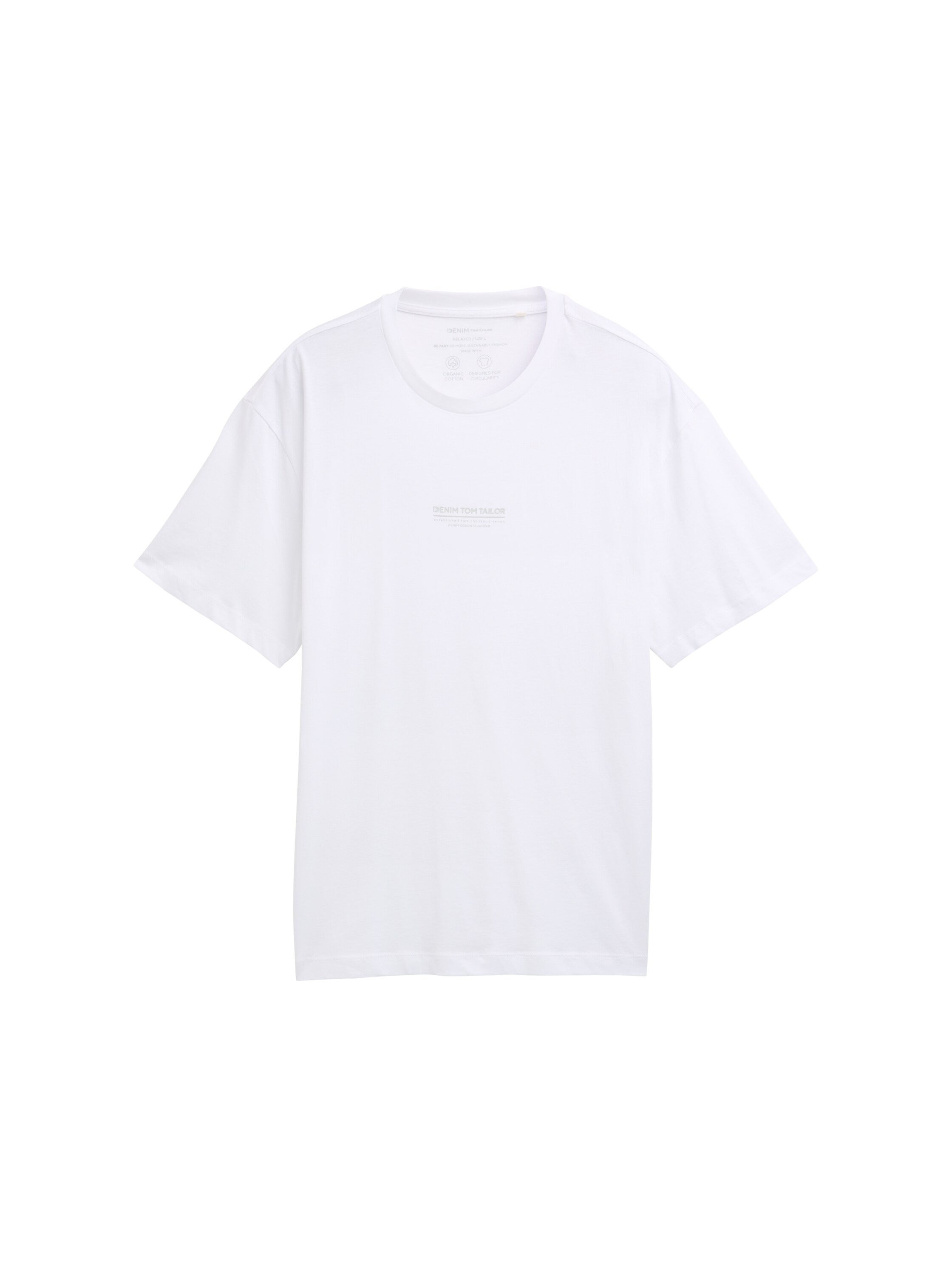 TOM TAILOR Denim T-Shirt, mit Marken-Frontprint