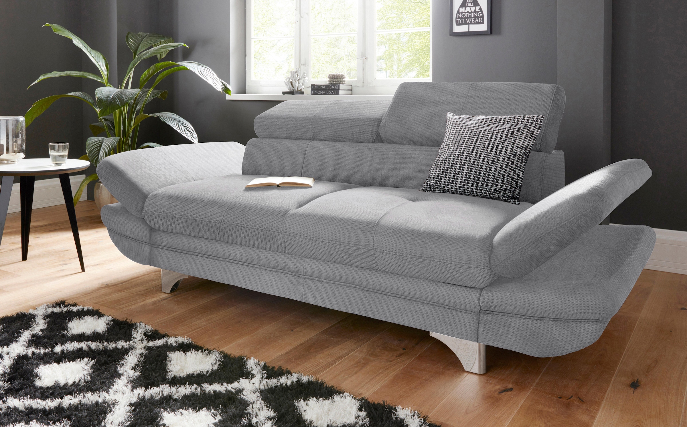 COTTA 2-Sitzer »Enterprise«, Big-Sofa, mit Armteilverstellung & Kopfteilverstellung