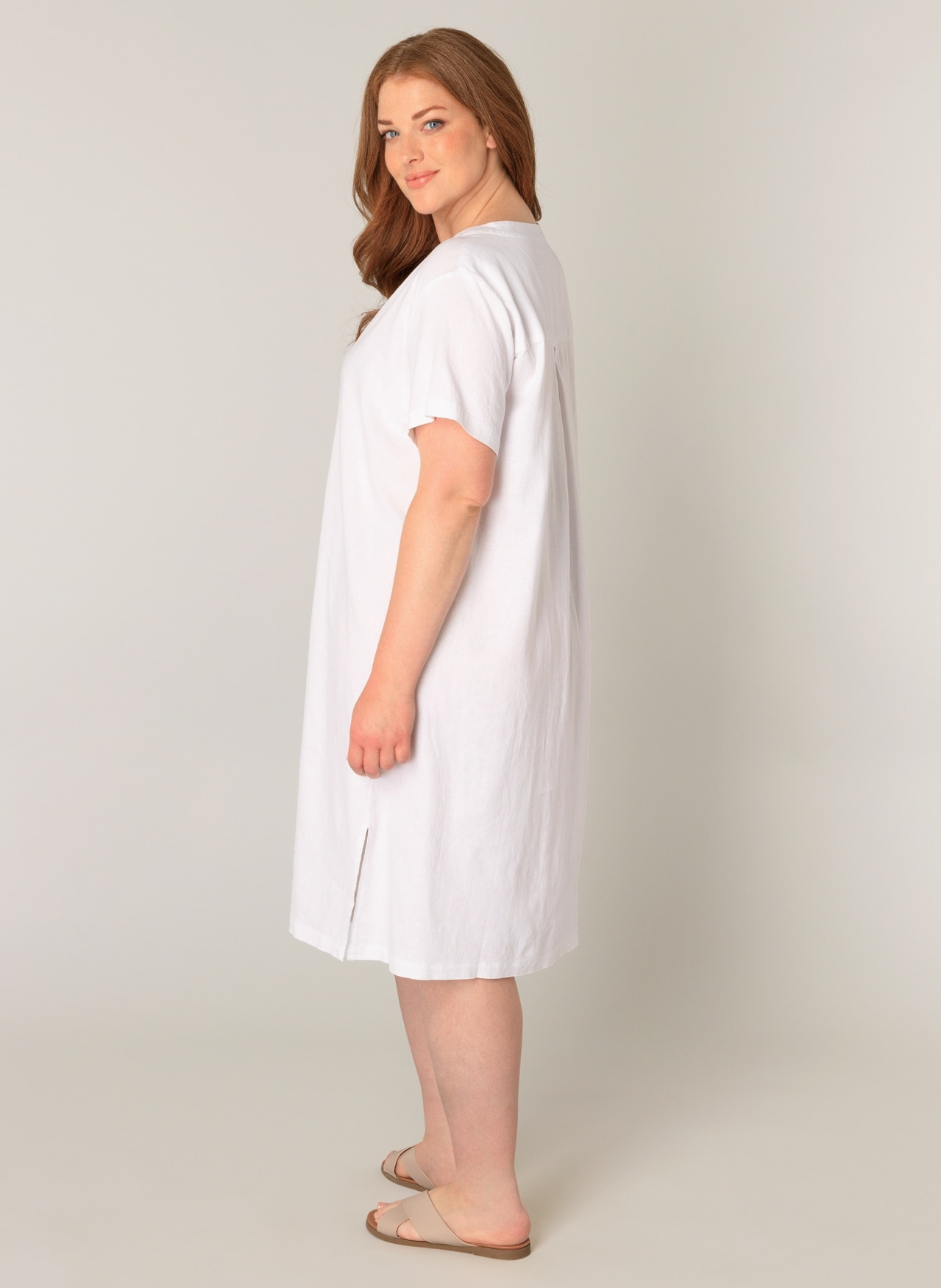 Base Level Curvy Tunikakleid »Yacinthe«, mit Leinen