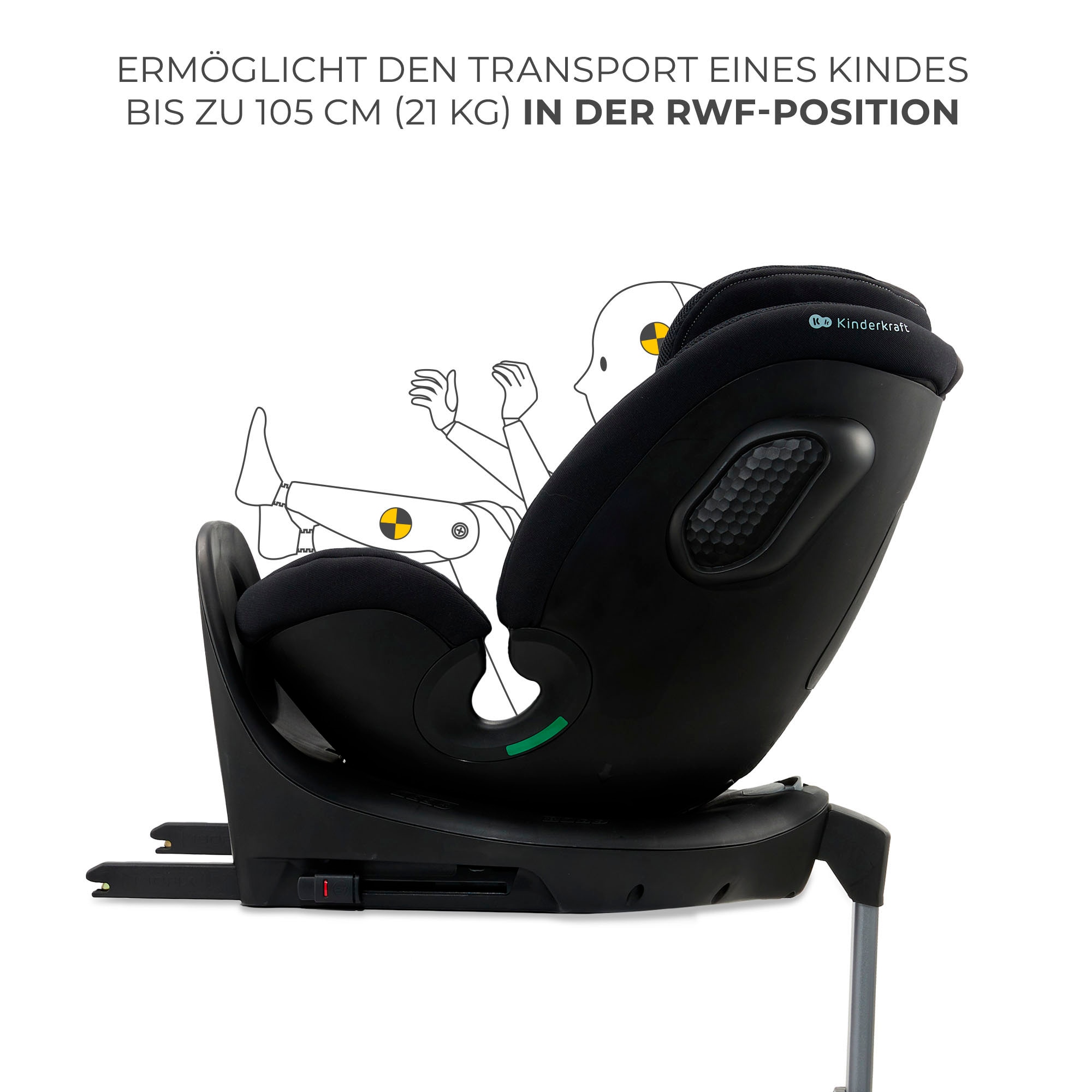 Kinderkraft Autokindersitz »XRIDER 2 i-Size« Klasse 0 / 1 / II / III (bis 36 kg)