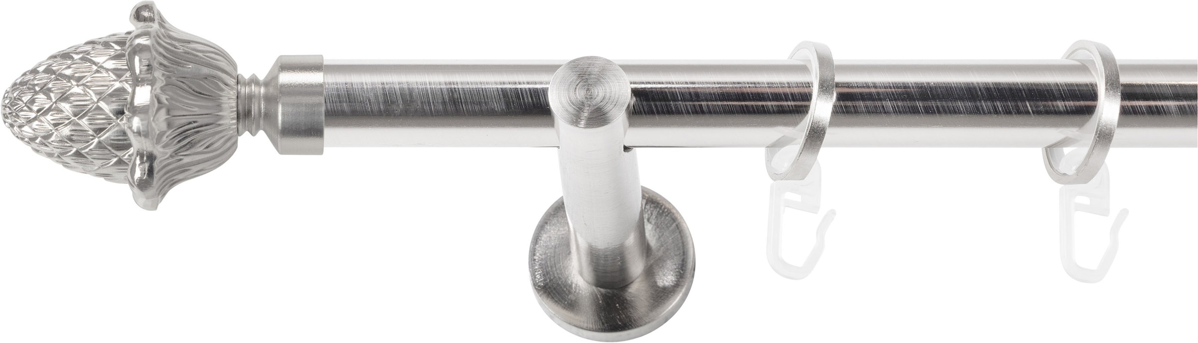 SN DECO GROUP Gardinenstange Ø 19 mm 1 läufig-läufig Fixmaß;kürzbar